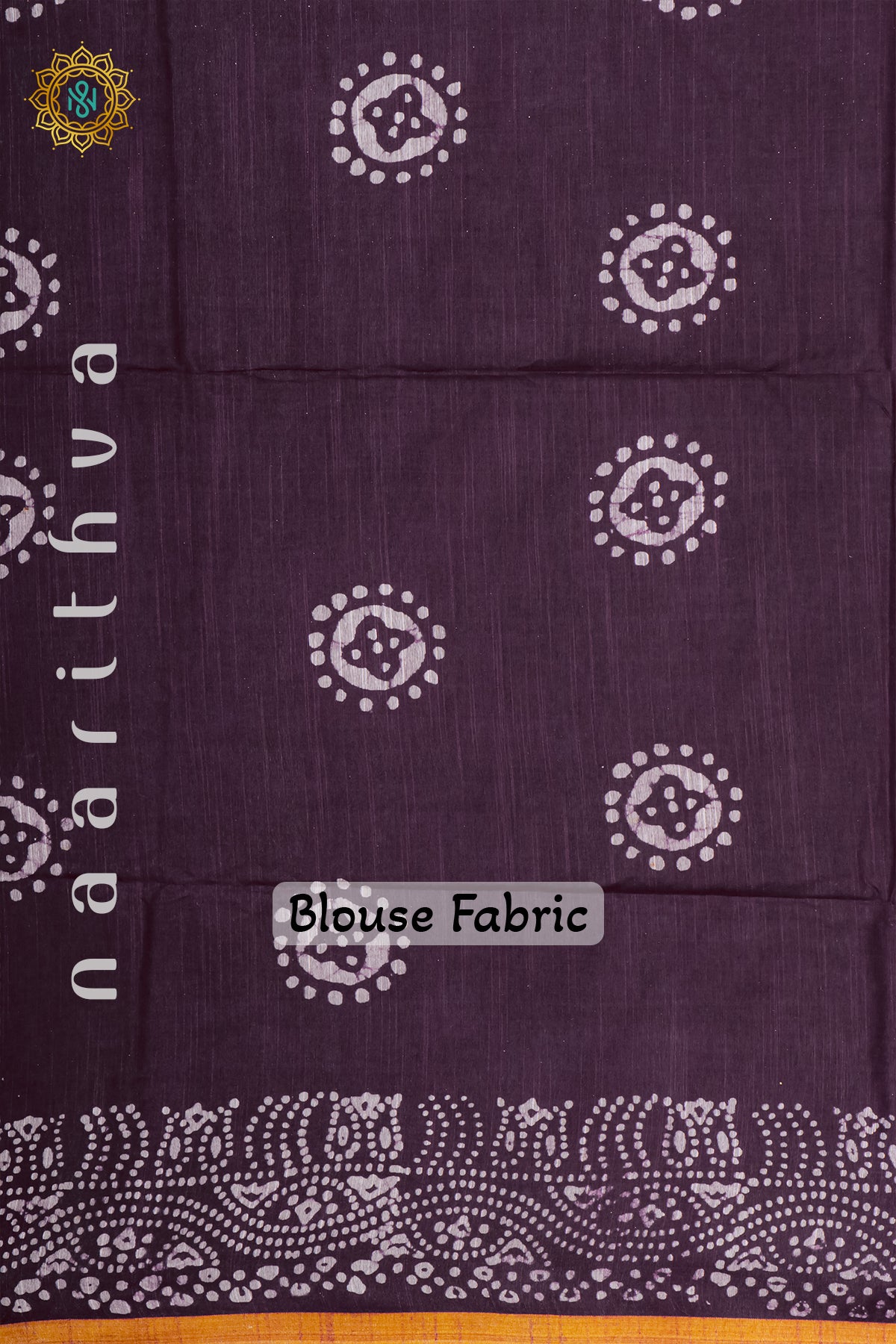 NAVY BLUE WITH WINE - SLUB COTTON