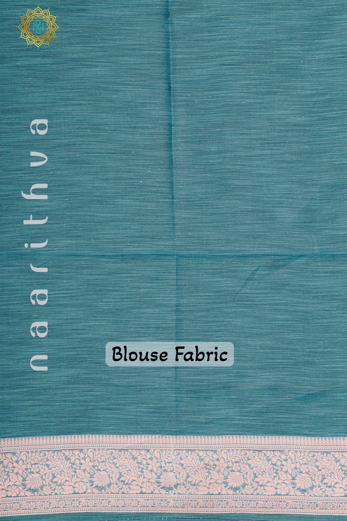 BLUE - SEMI RAW SILK