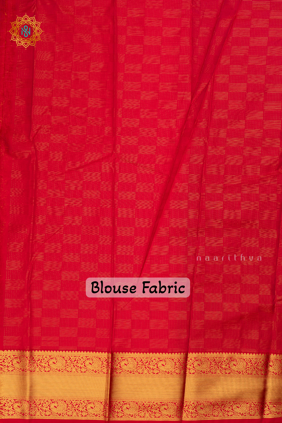 Peacock Blue with Rani Pink Semi Kanchi Saree With Zari Buttas All Over And Contrast Zari Border