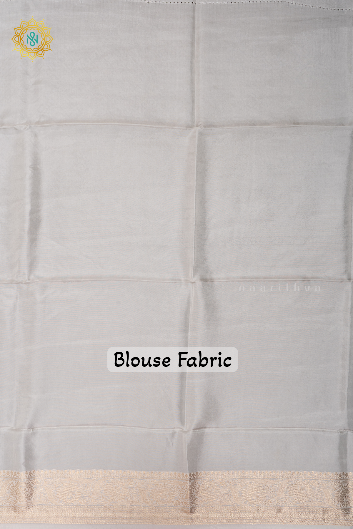 LIGHT PINK WITH WHITE - SATIN CREPE