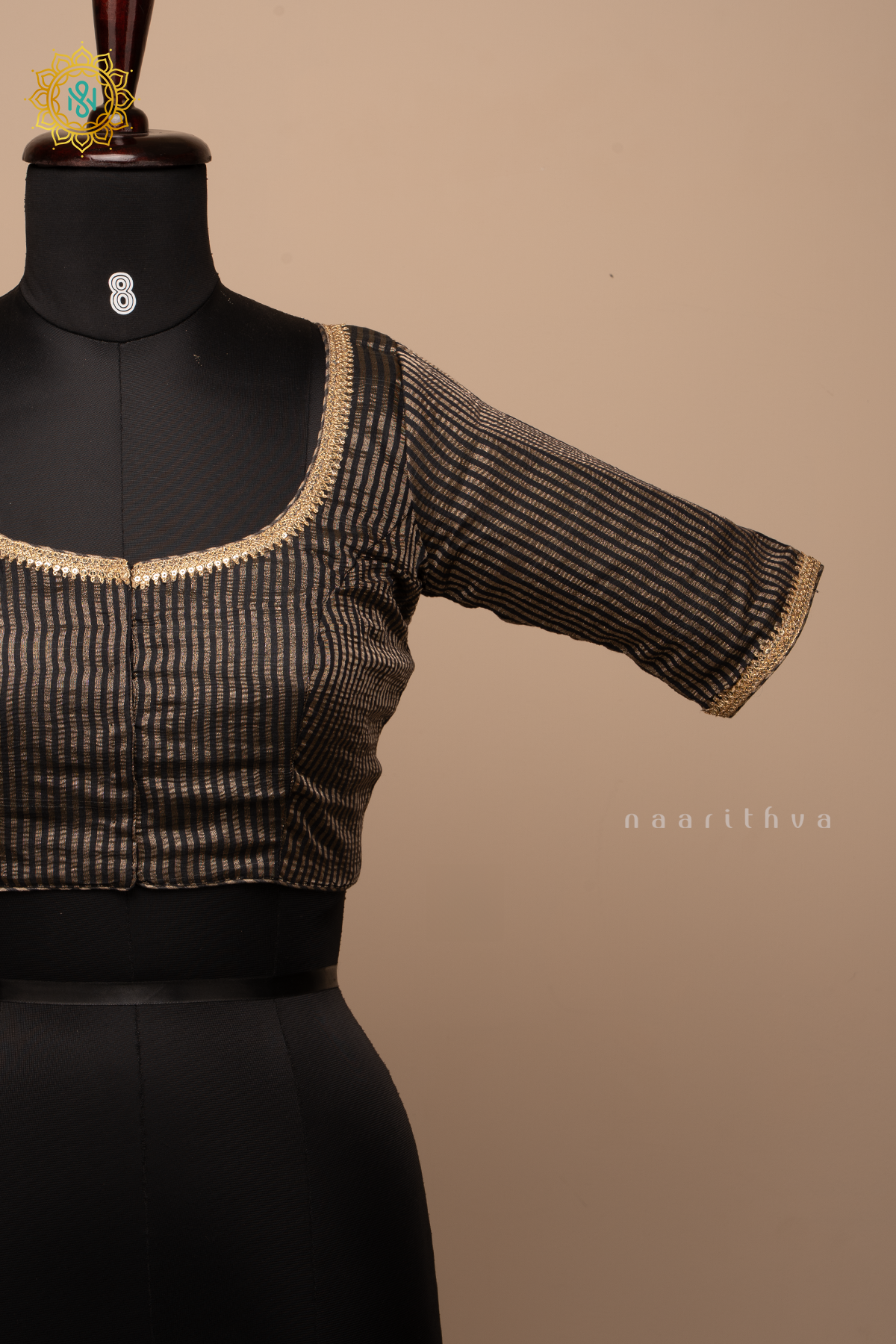 BLACK - TISSUE READYMADE BLOUSE