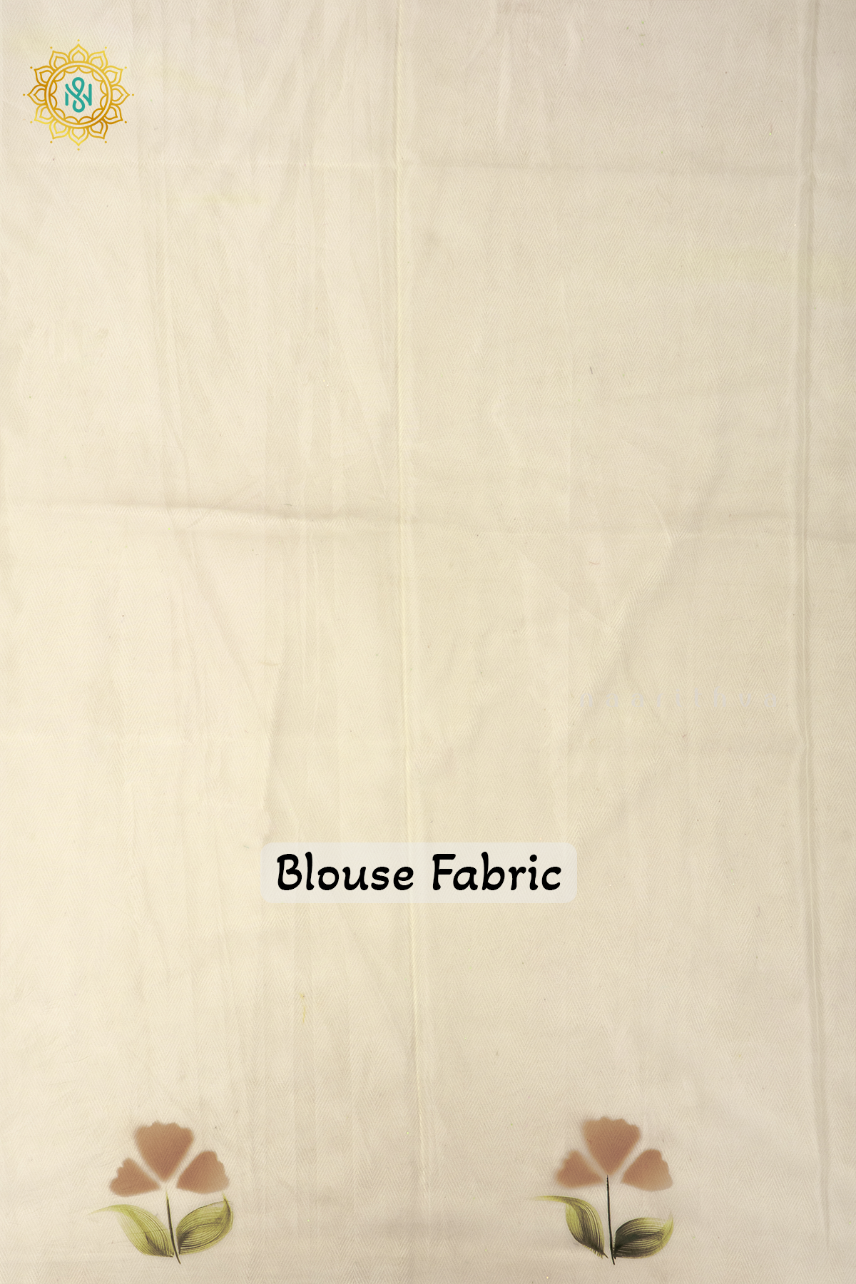 OFF WHITE - ORGANZA HAND PAINTED