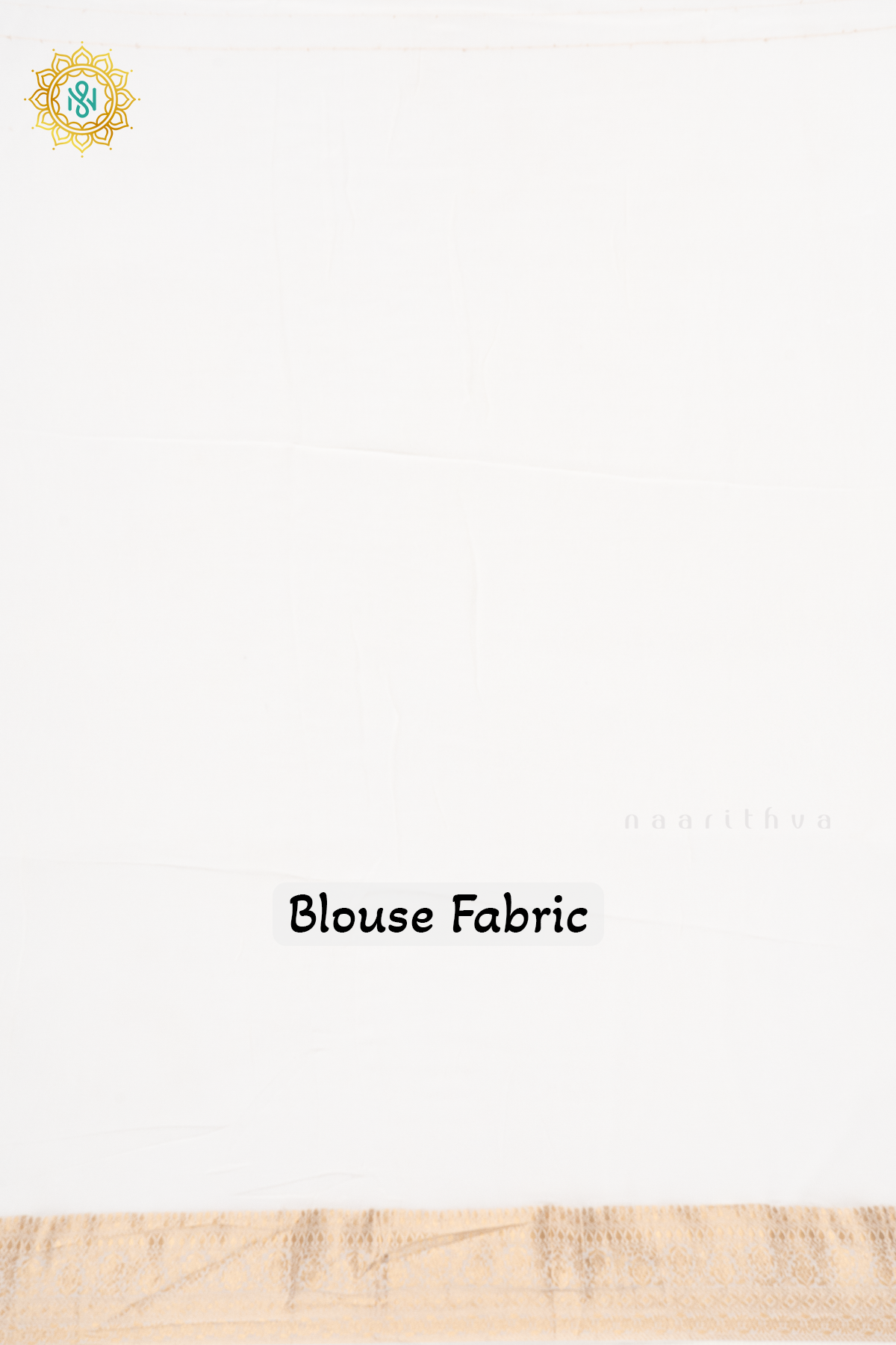 WHITE - SEMI BANARASI CREPE