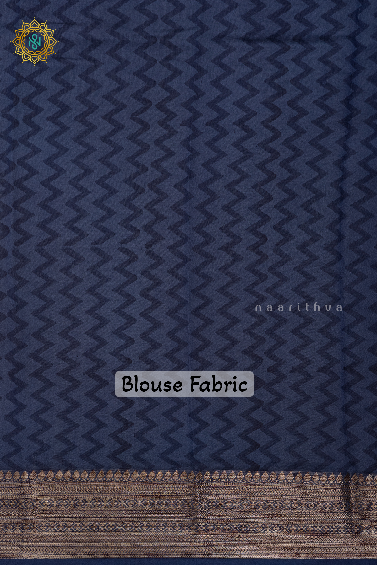 INDIGO - CHANDERI SILK COTTON