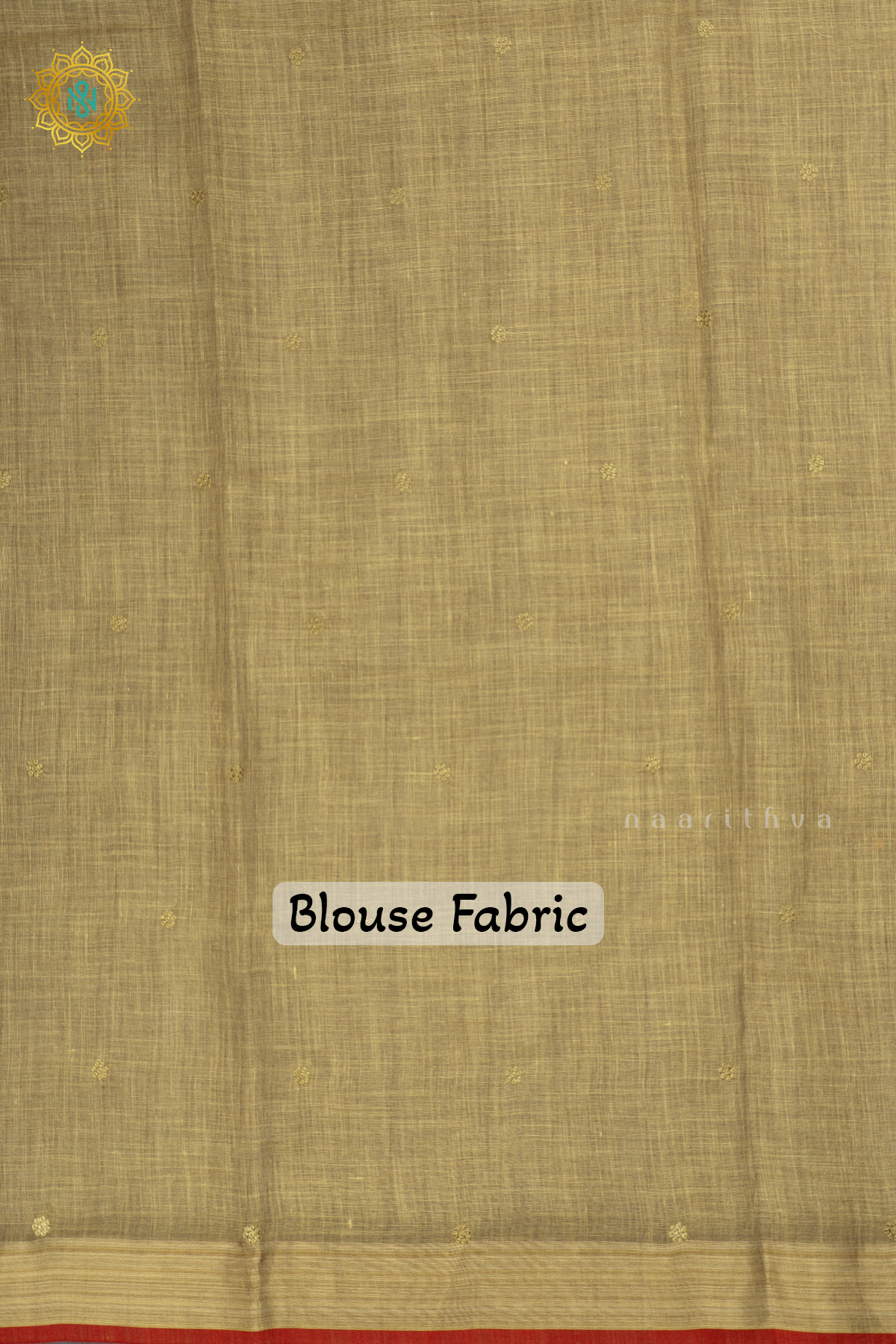 Yellow - Linen Tissue Saree Allover Thread Work Buttas with Tissue Border