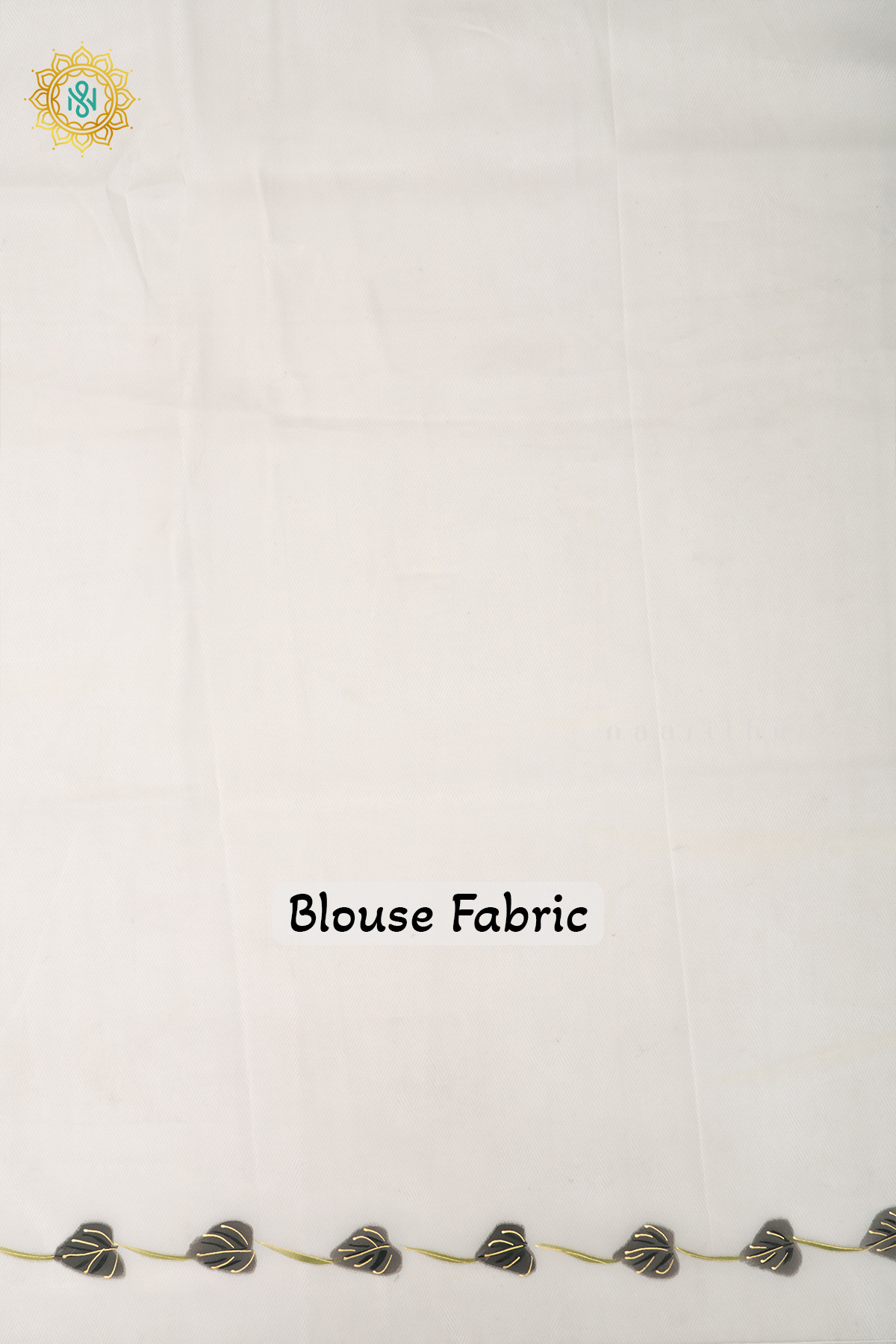 WHITE - ORGANZA HAND PAINTED