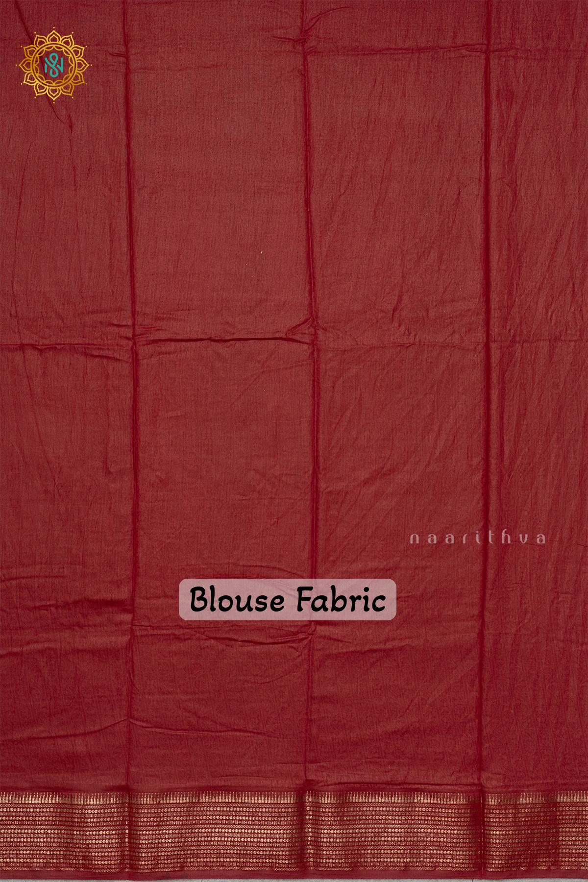 WHITE WITH RED - VISCOSE COTTON