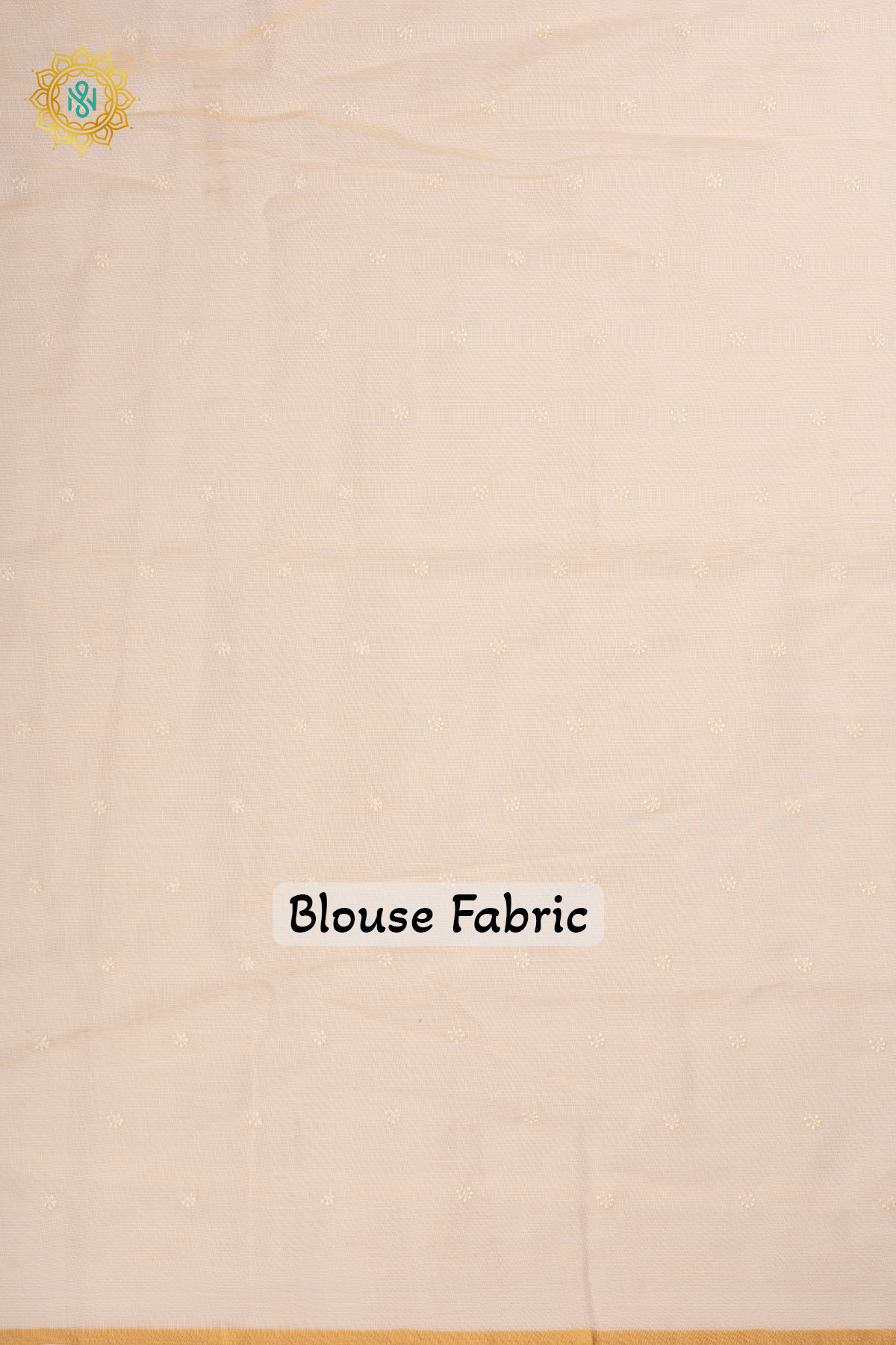 Off White with Aqua Green Linen Tissue Saree with Allover Thread Work, Border and pallu