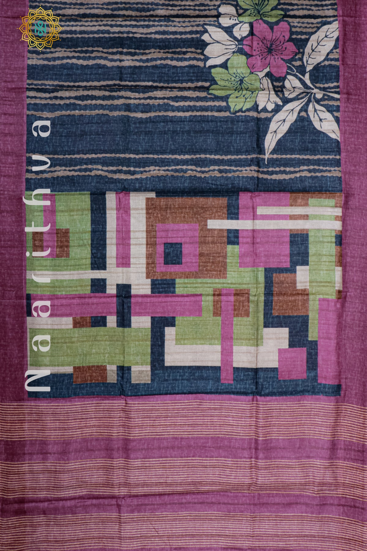 BLUE WITH PINK - KOTHA TUSSAR