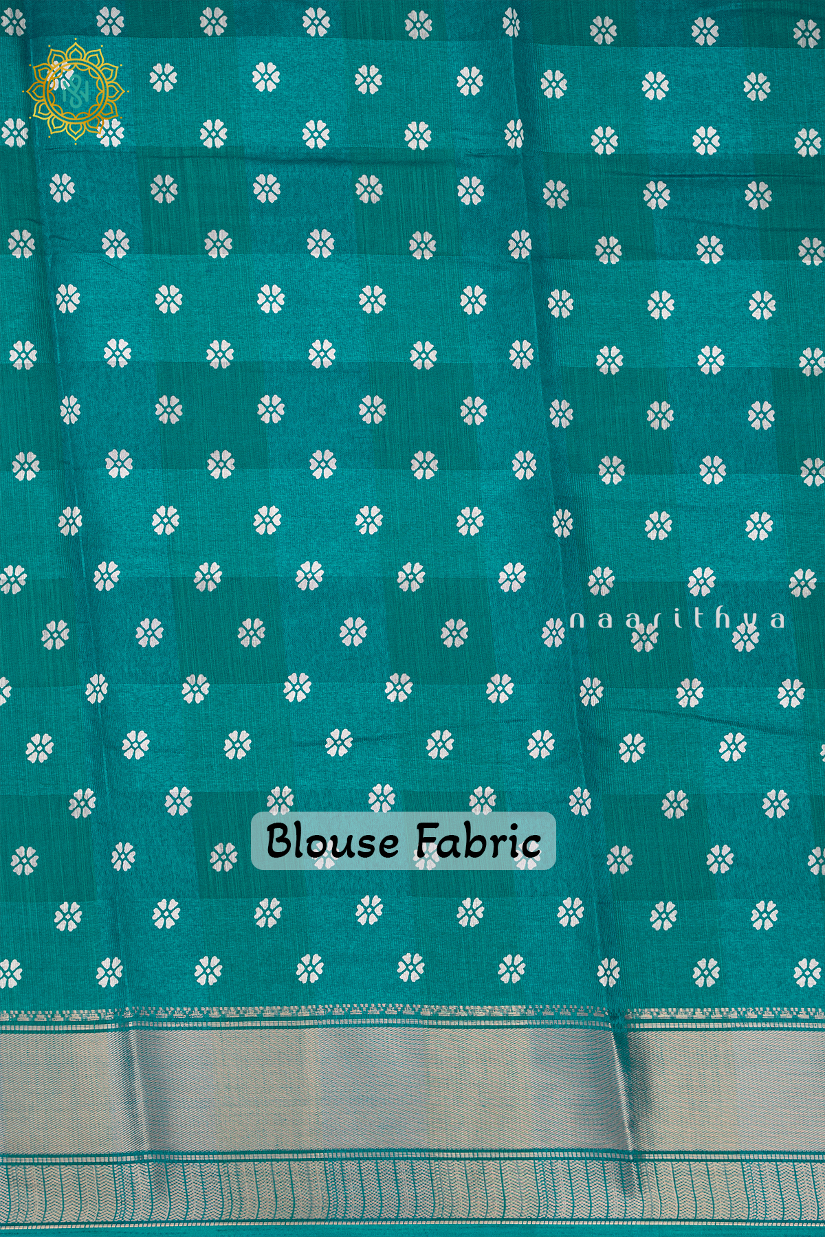AQUA GREEN - JUTE COTTON