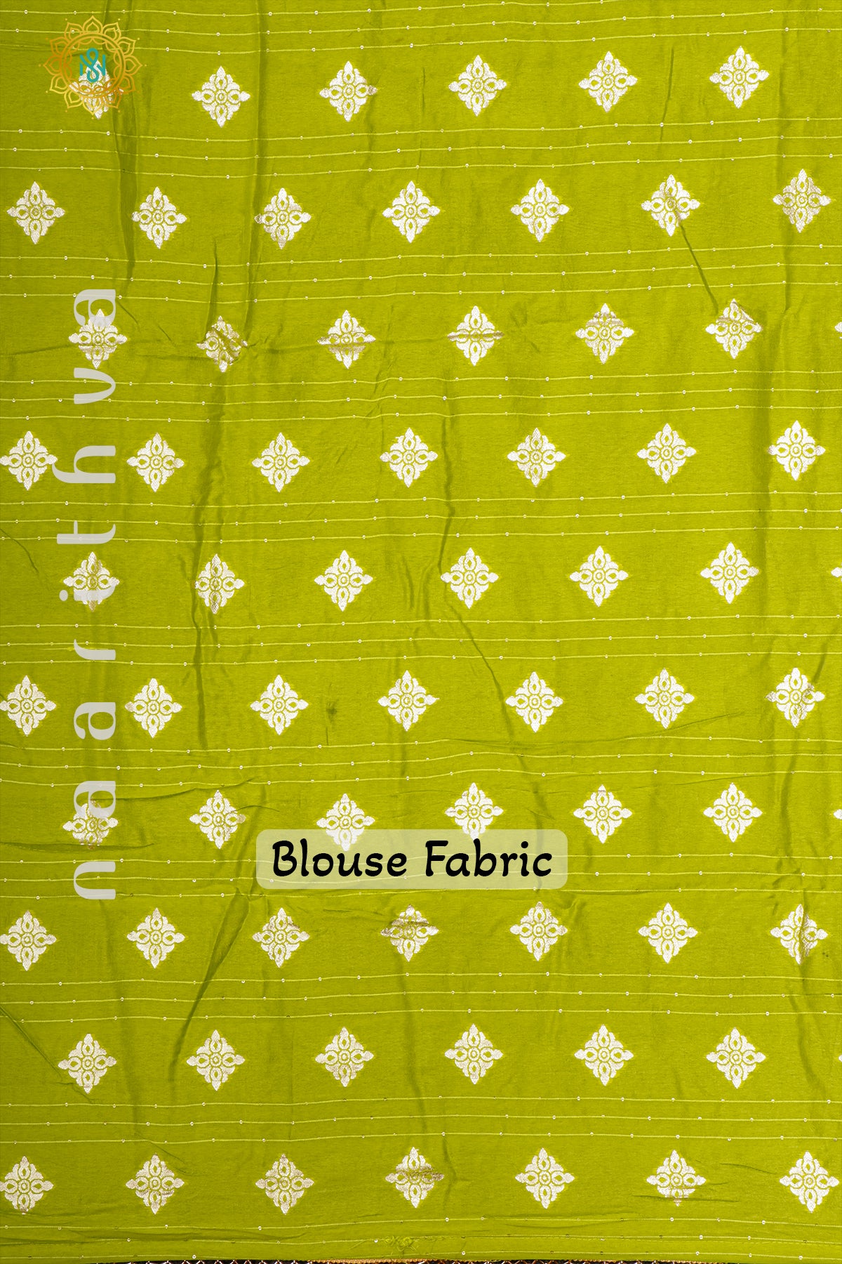 BOTTLE GREEN WITH LIGHT GREEN - DOLA SILK