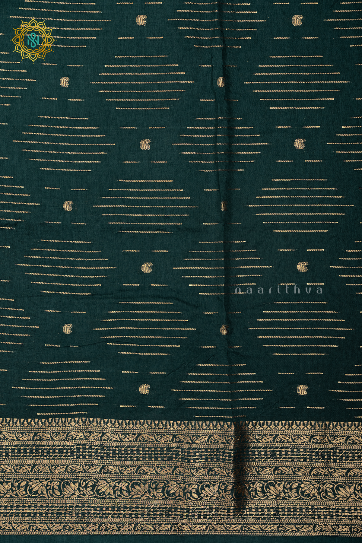 GREEN WITH PINK - DOLA SILK