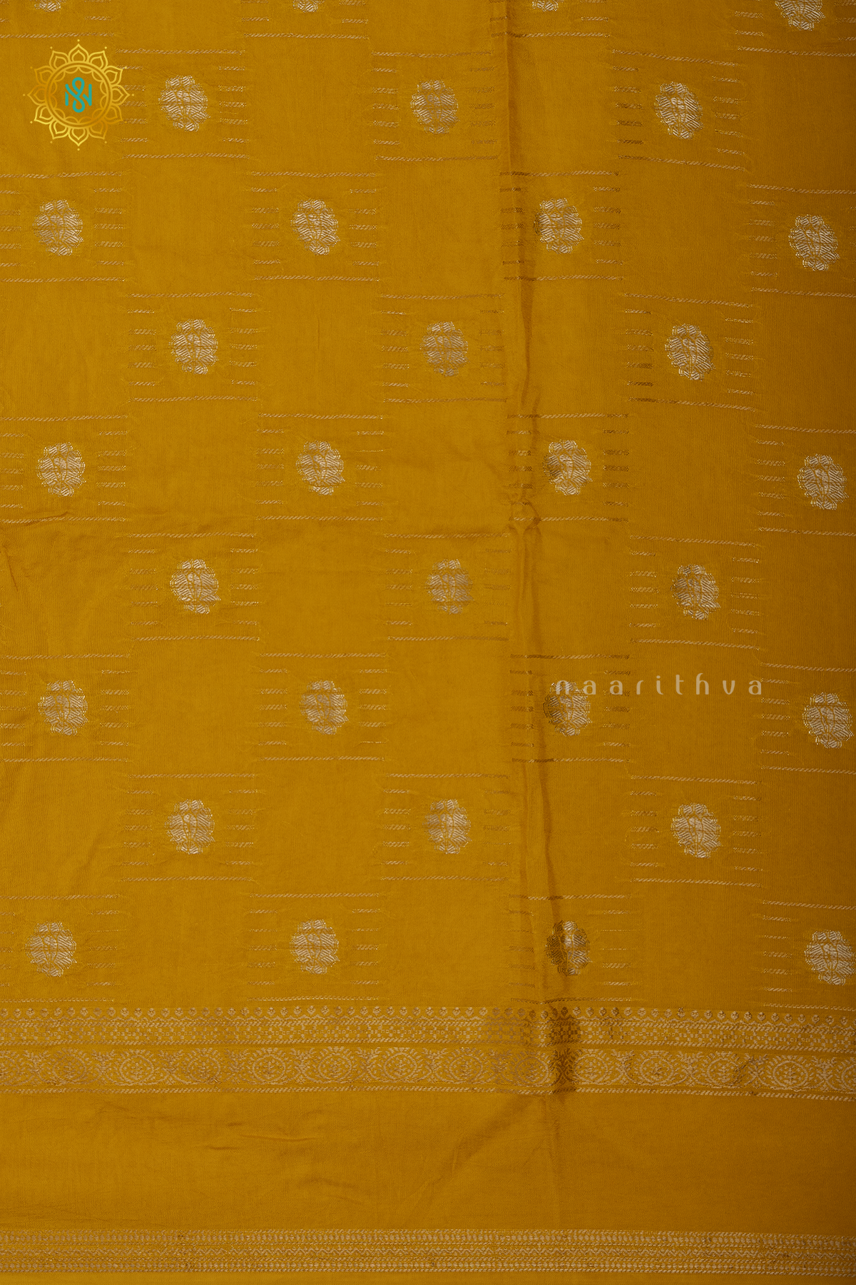 YELLOW WITH PURPLE - DOLA SILK