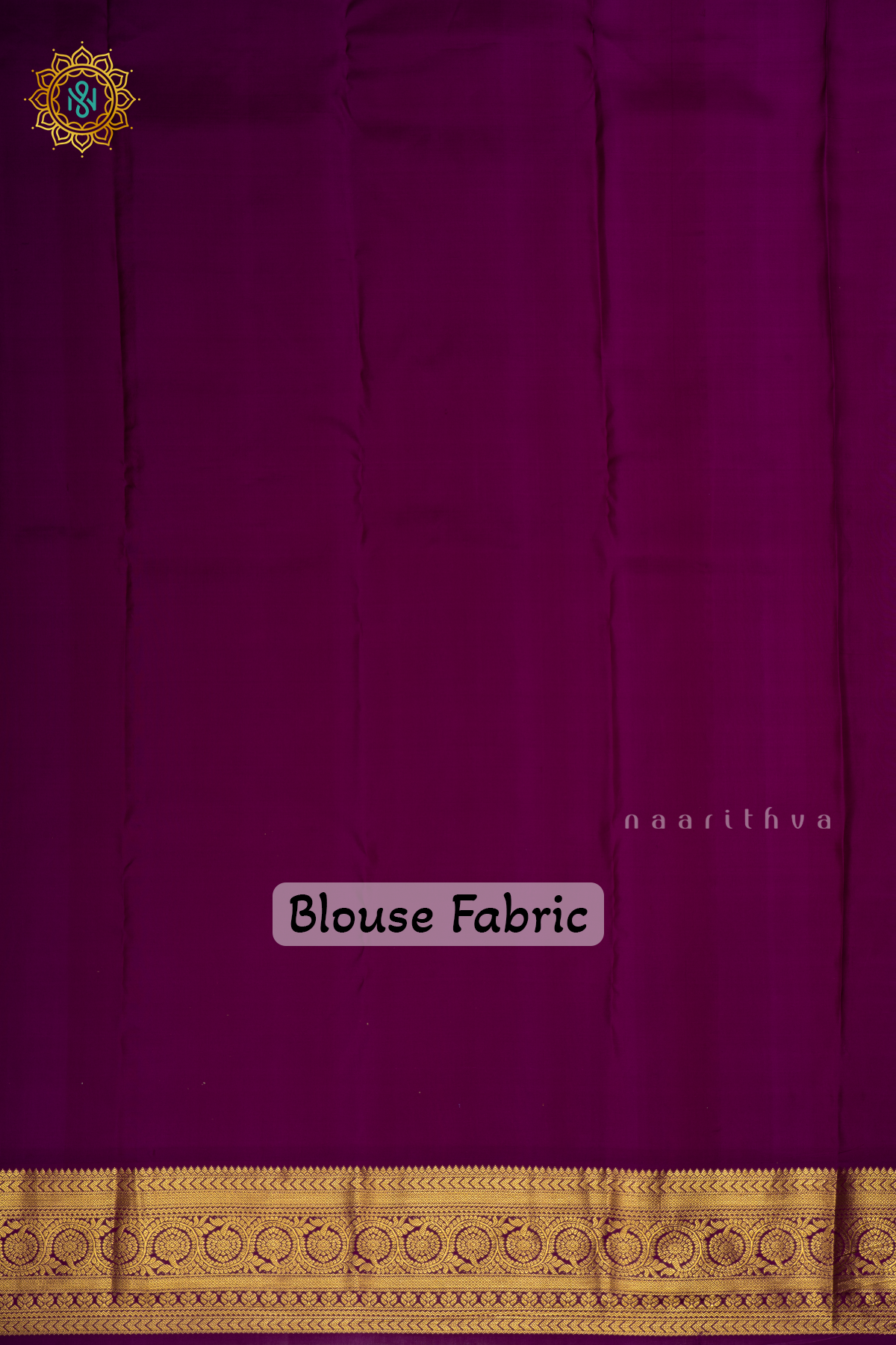 Dual Shade Of Blue With Purple Pure Kanjivaram Silk Saree With Zari Buttas On The Body And Contrast Zari Border