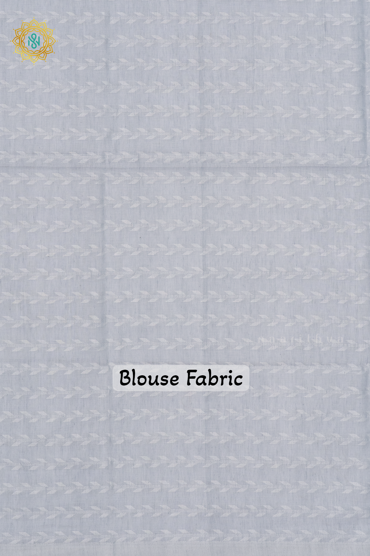 SKY BLUE WITH GREY - MUL COTTON