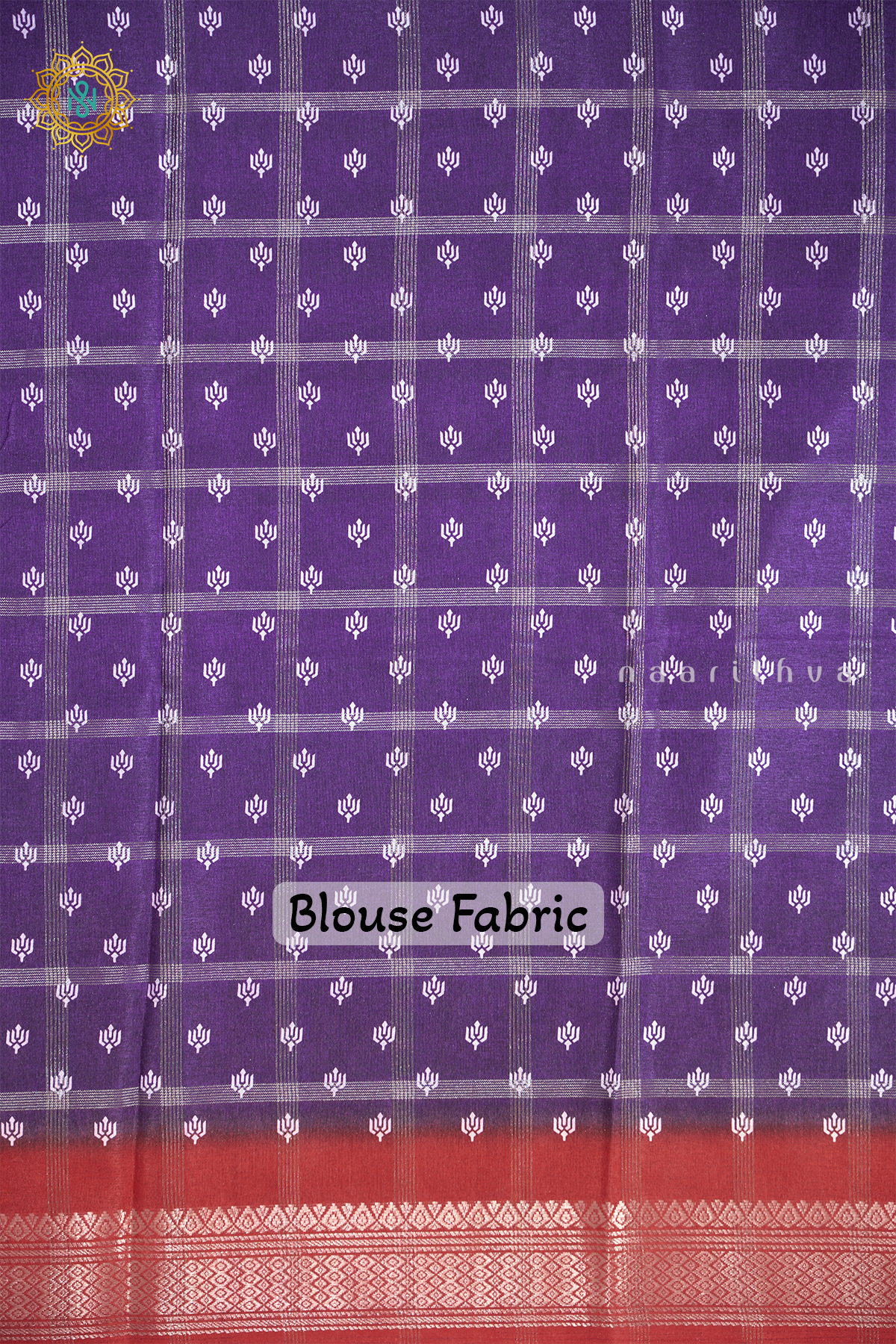 PURPLE WITH RED - DOLA SILK