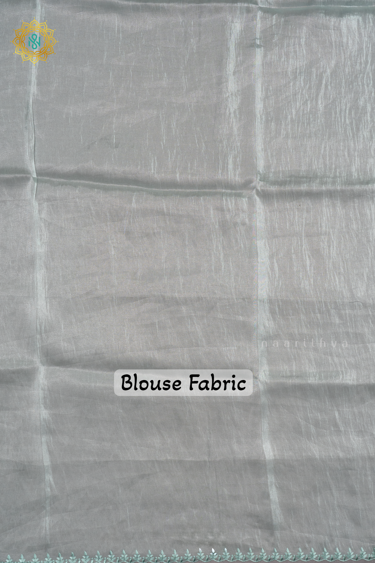 AQUA BLUE - TISSUE ORGANZA