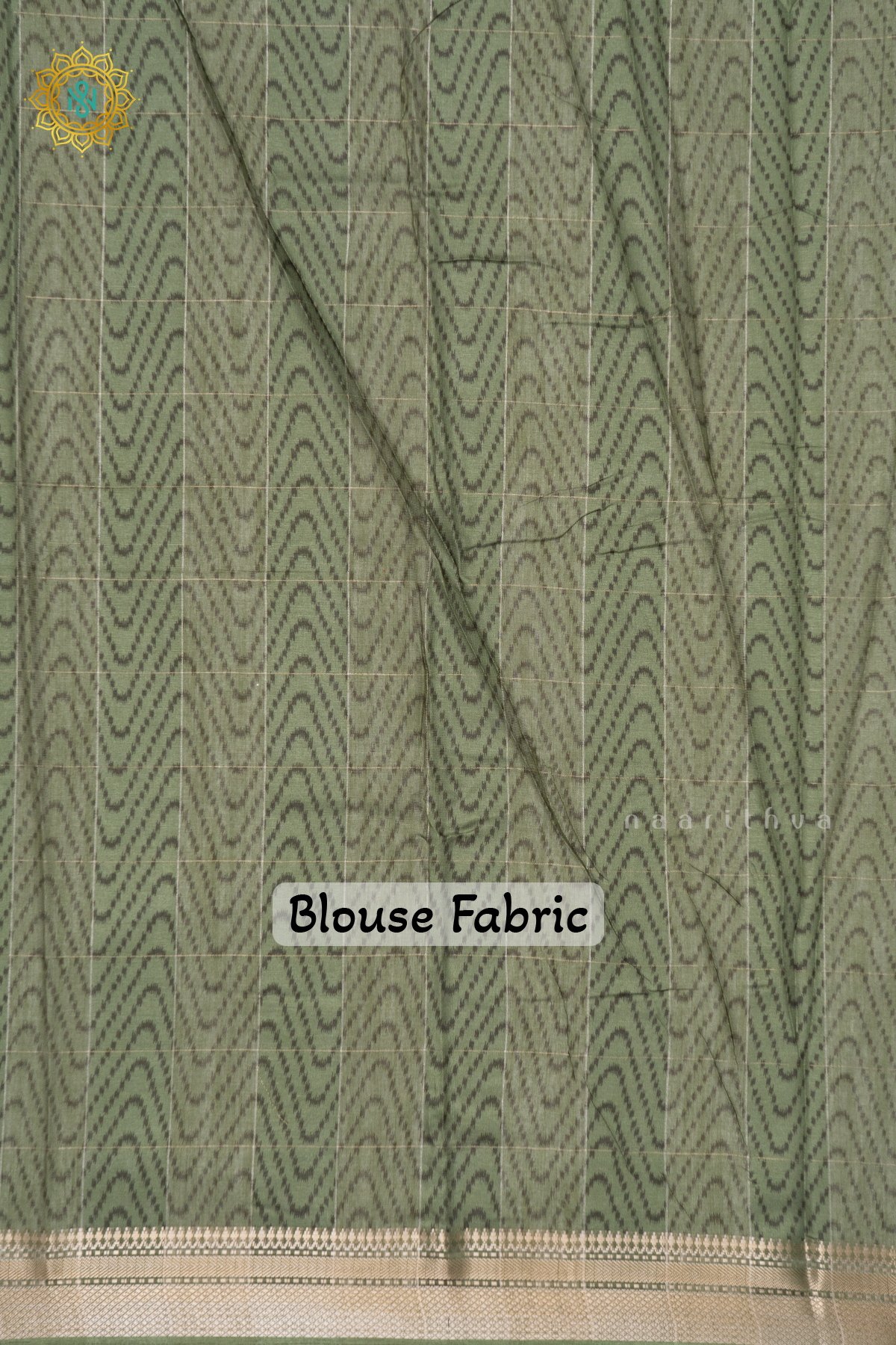 BLACK WITH GREEN - LINEN BY COTTON