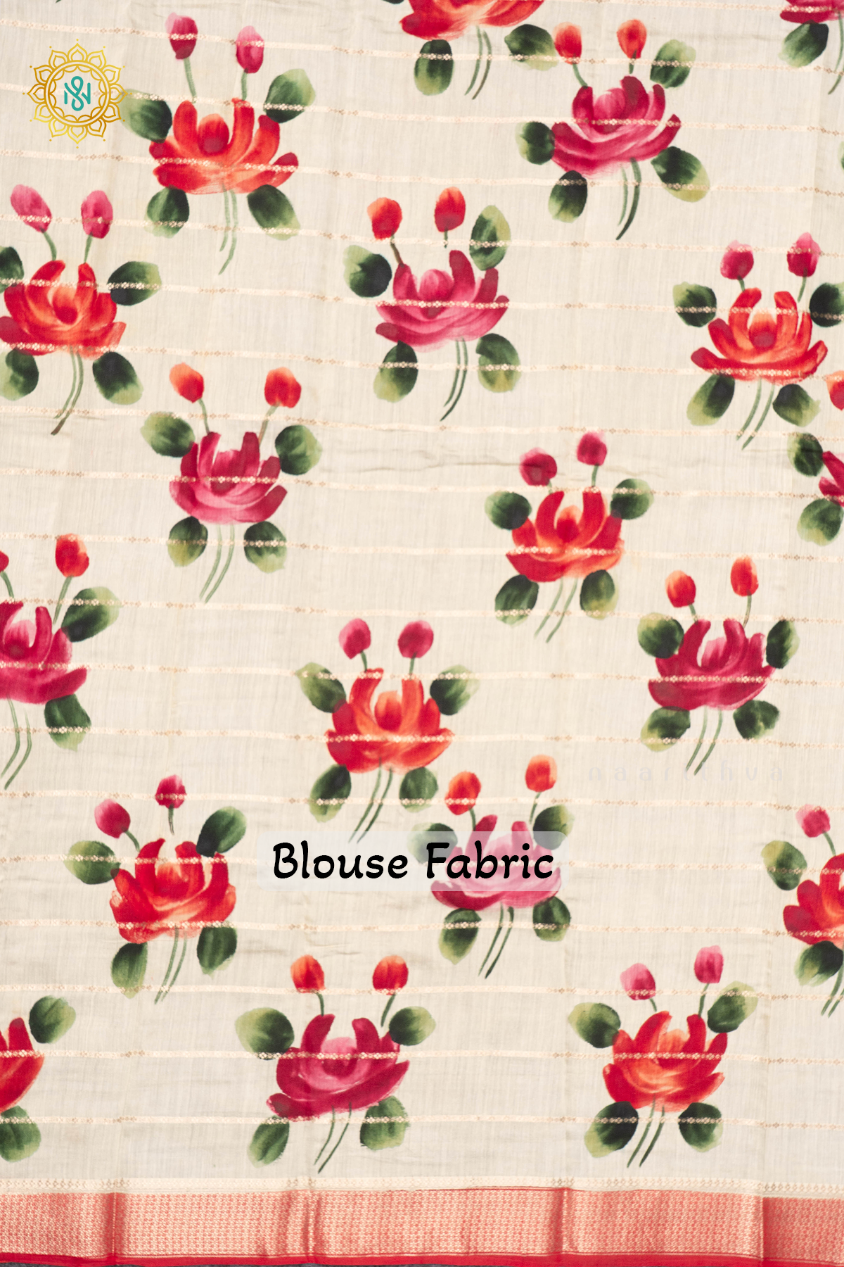 GREY WITH RED - BUTTER CREPE