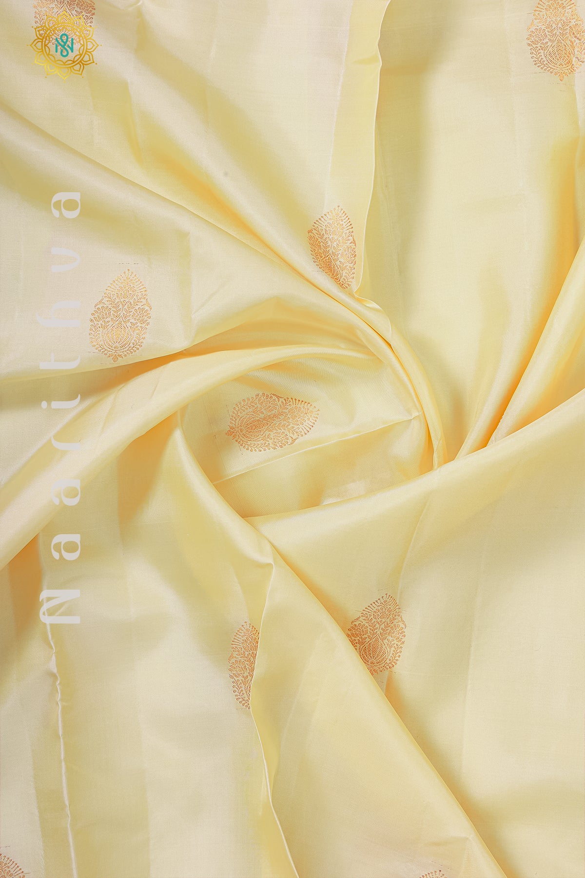 OFF WHITE WITH PINK - PURE KANJIVARAM SILK