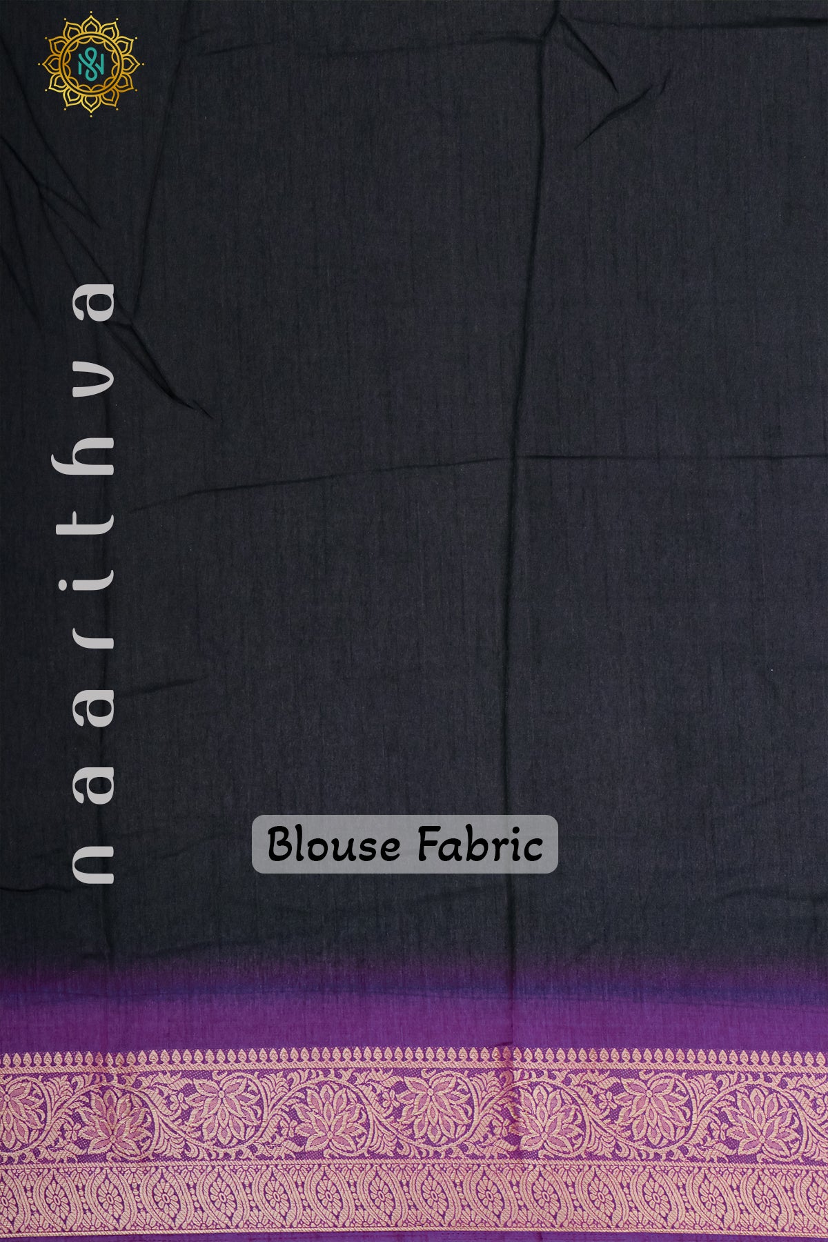 BLACK WITH PURPLE - BUTTER CREPE