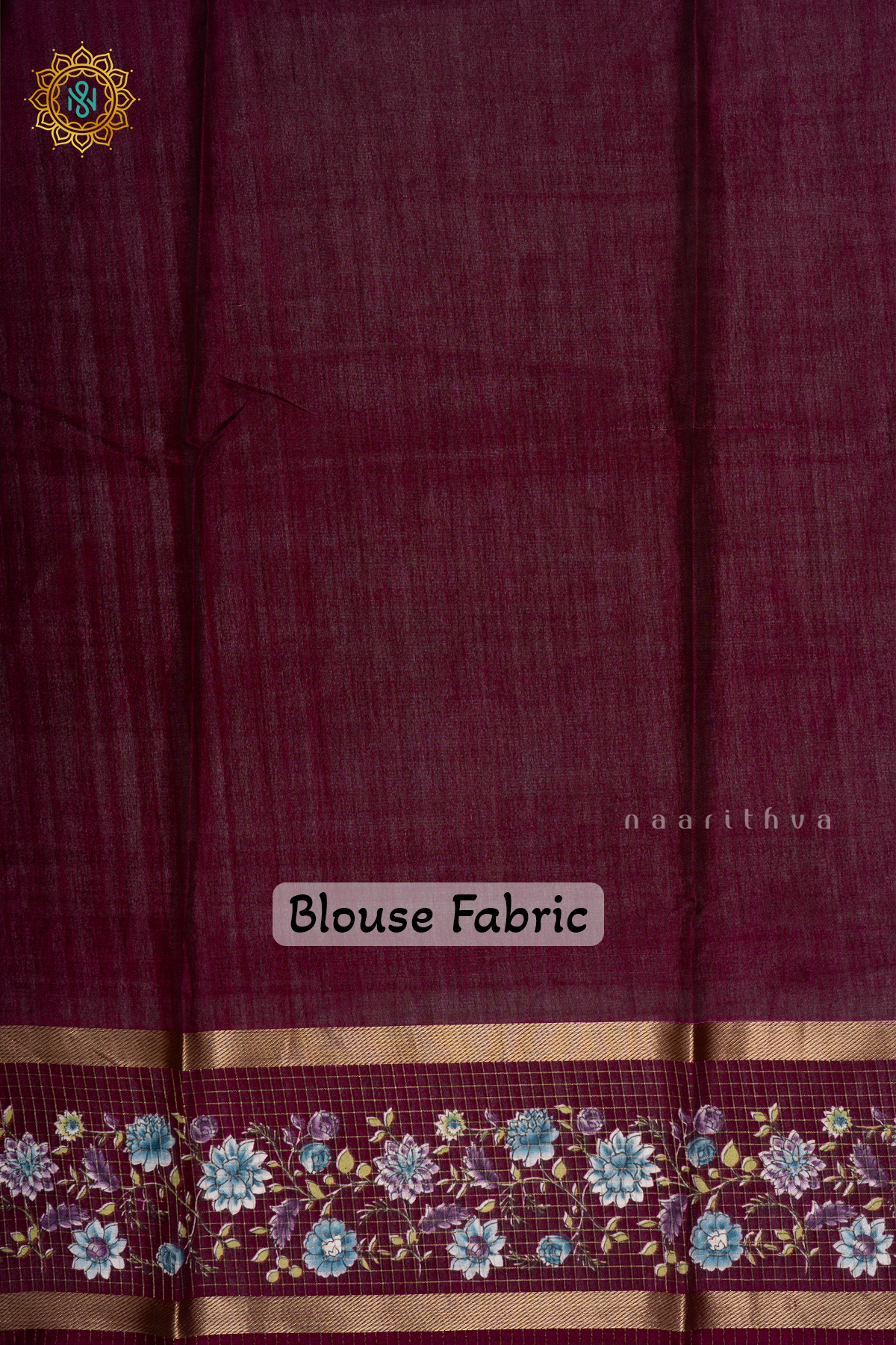 Light Pink With Deep Wine Dola Silk Saree With Printed Body And Contrast Zari Checks Border