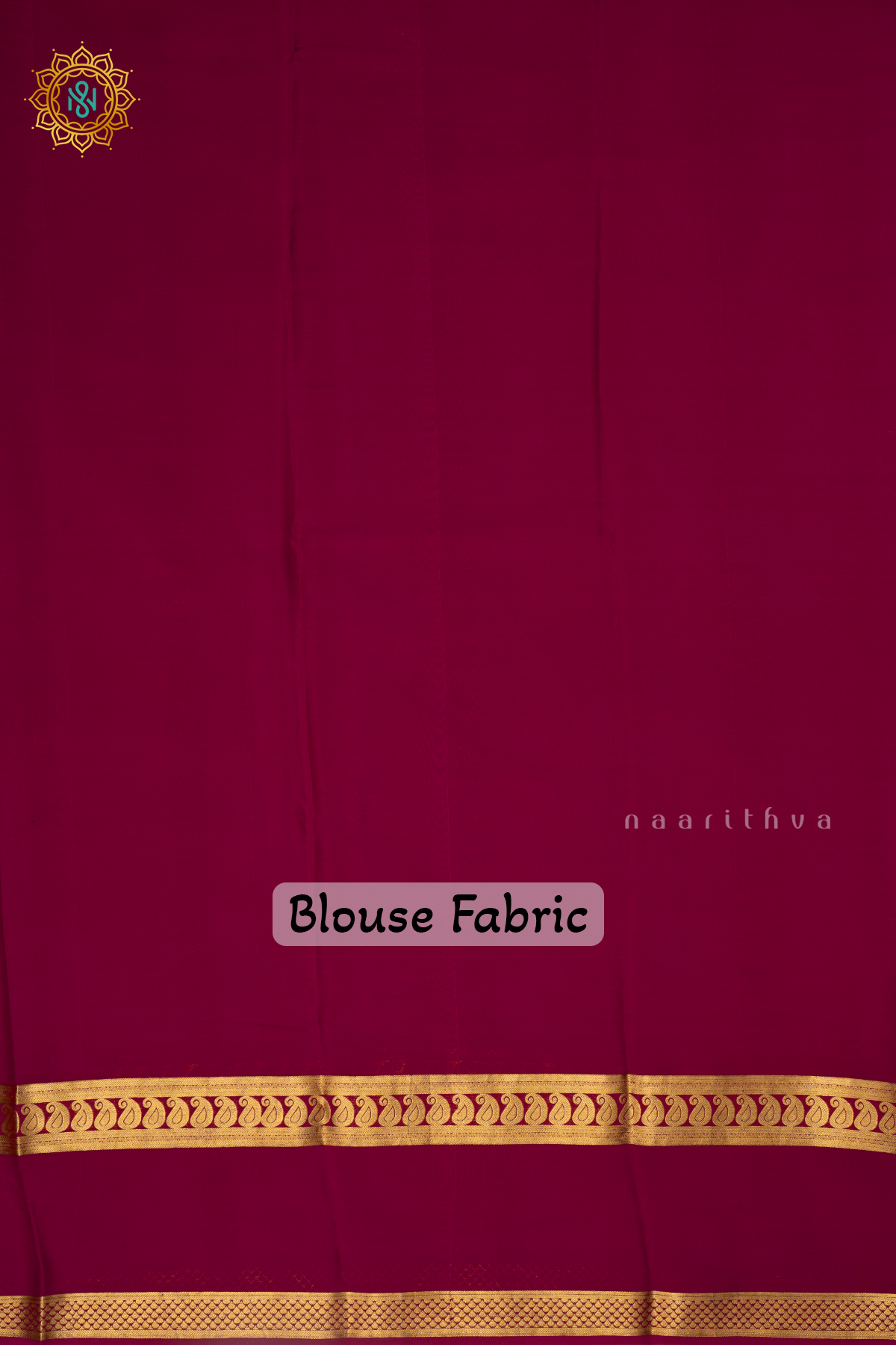 DEEP PURPLE WITH RANI PINK - PURE MYSORE CREPE SILK
