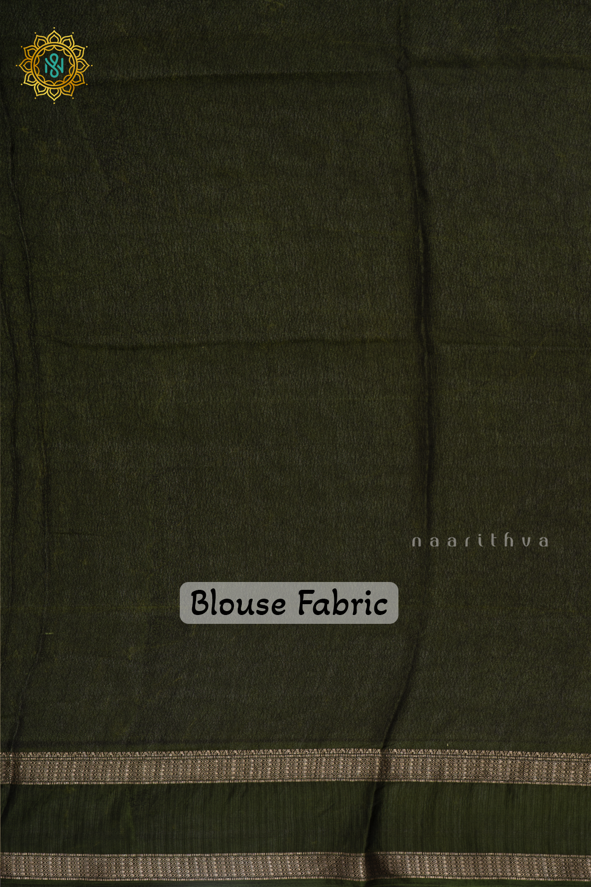 LIGHT GREEN WITH BOTTLE GREEN - SEMI GEORGETTE