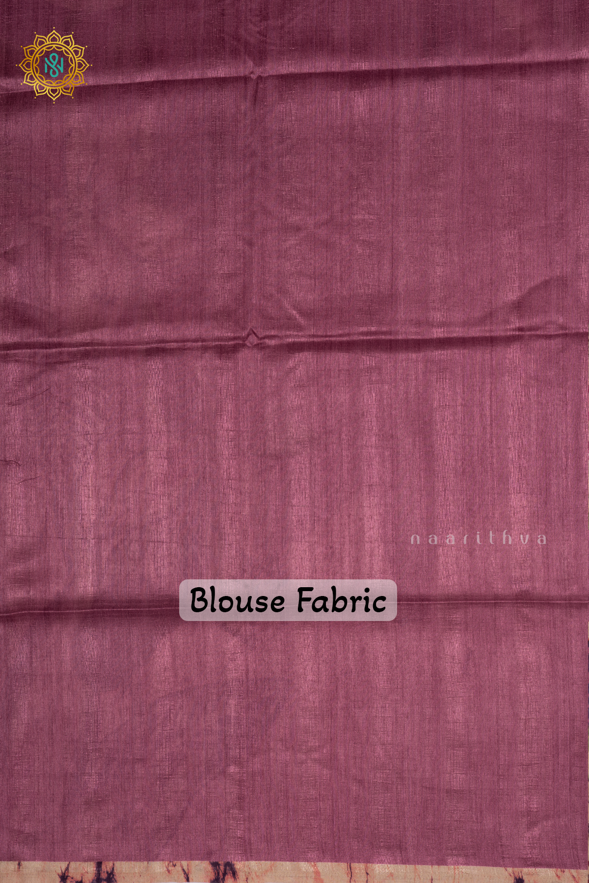 Pinkish Lavender - Semi Gicha Tussar Silk Saree with Allover Printed Body, Pallu and Blouse