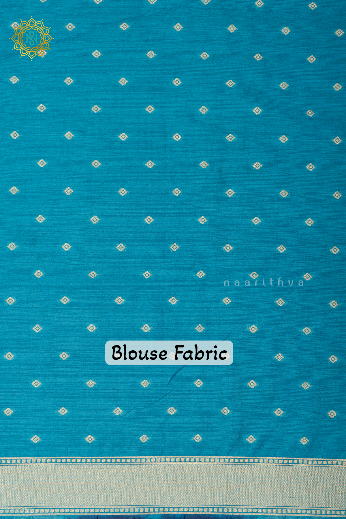 DEEP WINE WITH SKY BLUE - SEMI RAW SILK