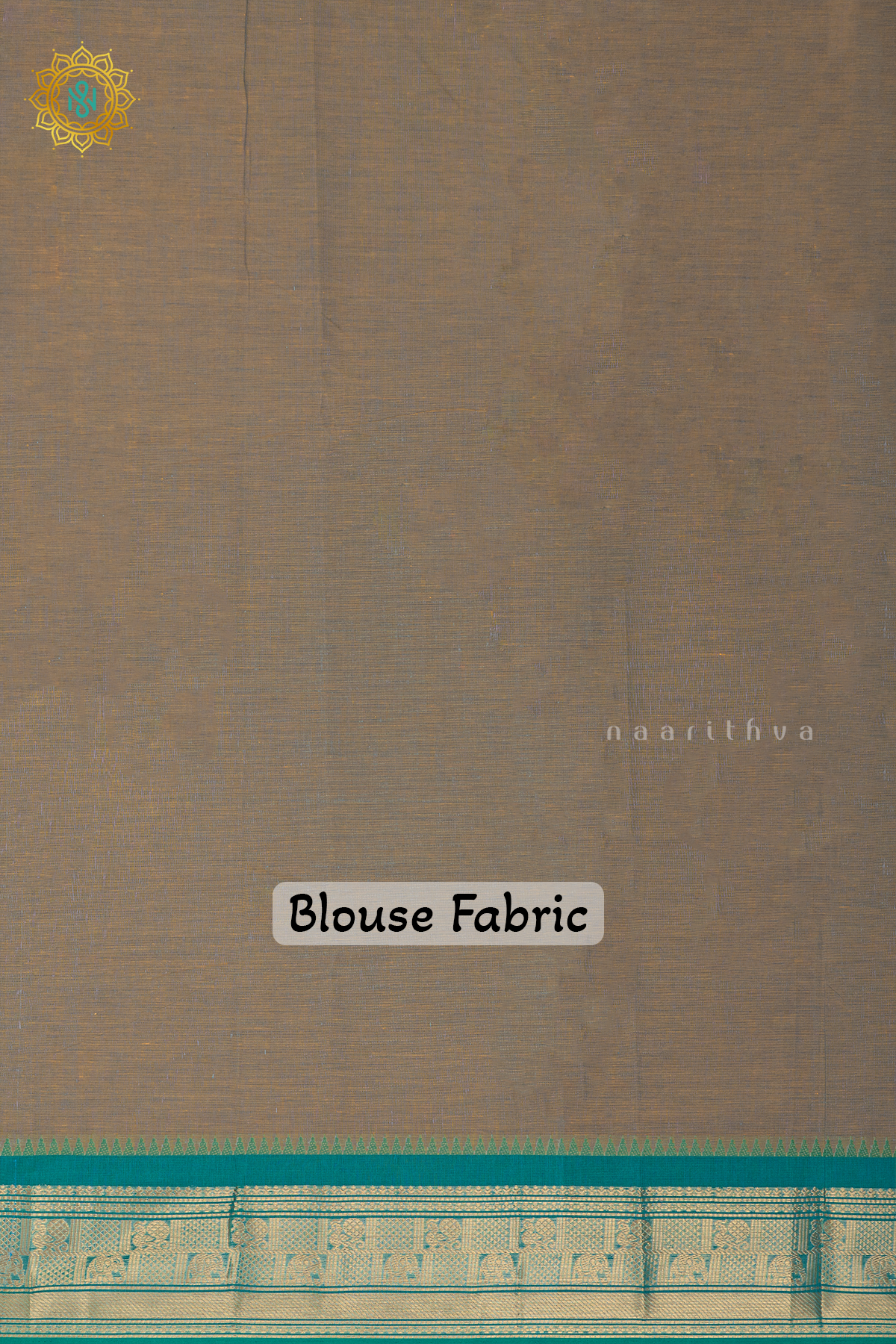 DUAL SHADE OF GREY WITH CYAN GREEN & BLUE - CHETTINAD COTTON