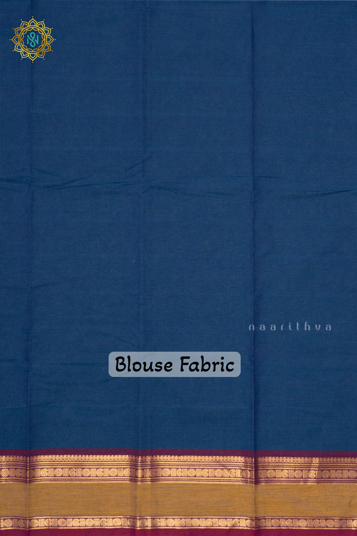 TEAL BLUE WITH MAGENTA - CHETTINAD COTTON