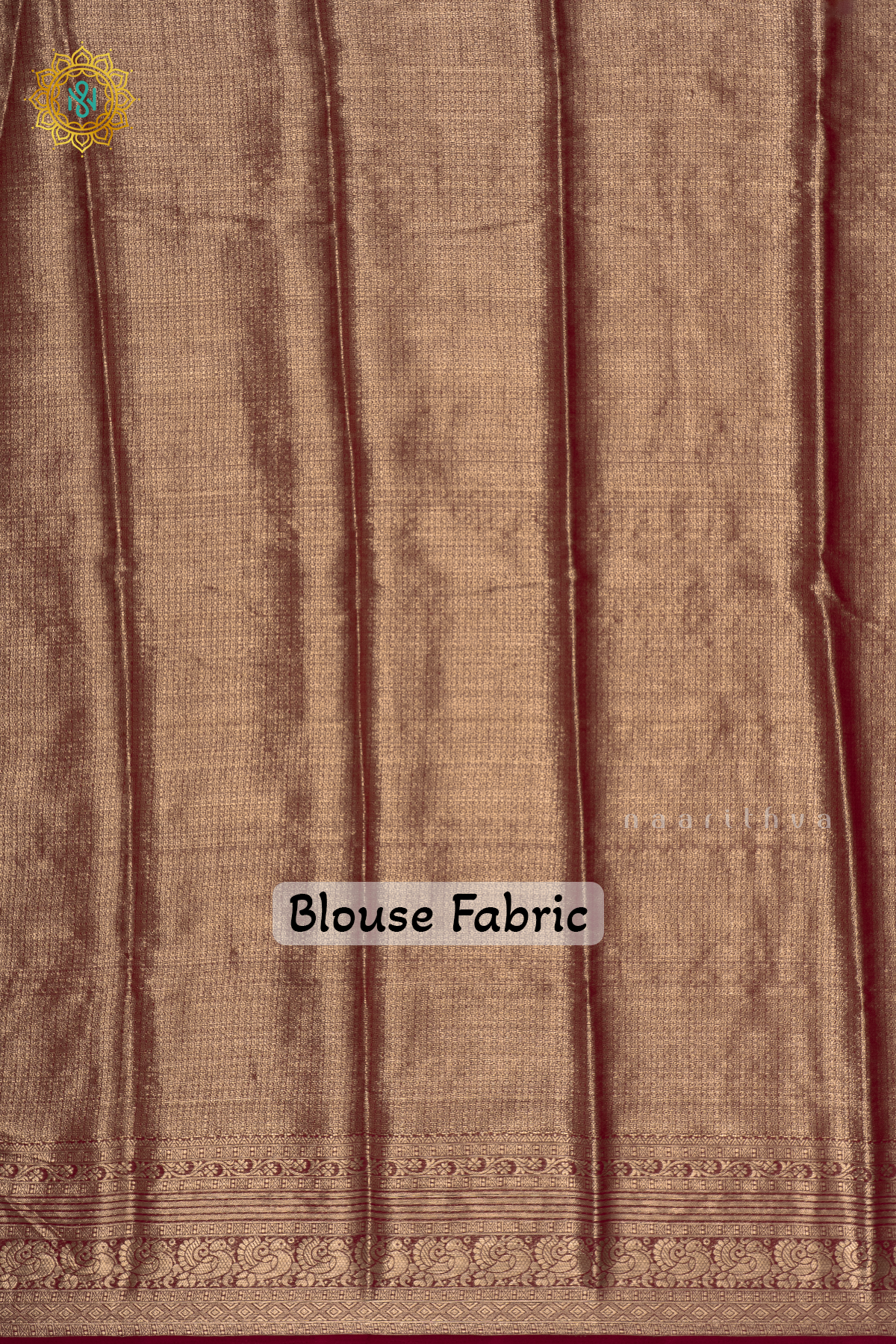 BLACK WITH MAROON - SEMI CREPE GEORGETTE