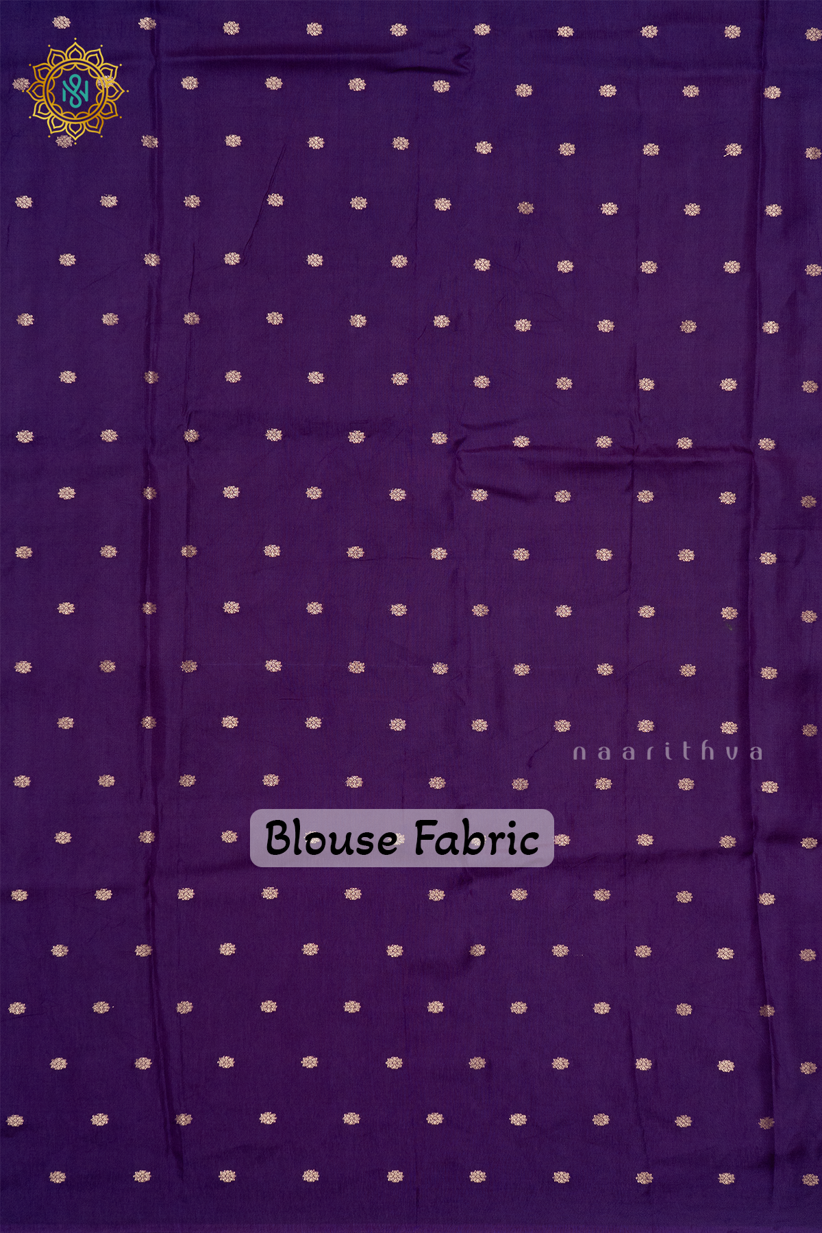 ORANGE WITH PURPLE - SEMI CREPE SILK