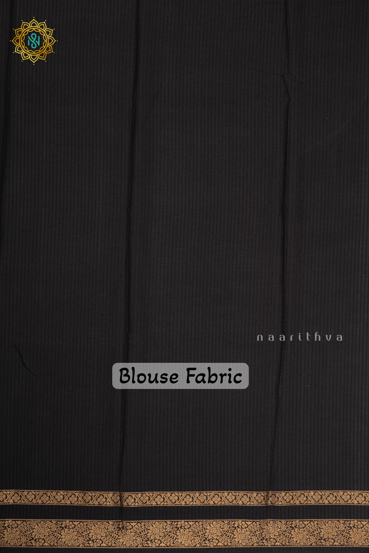 BLACK - SEMI CREPE SILK