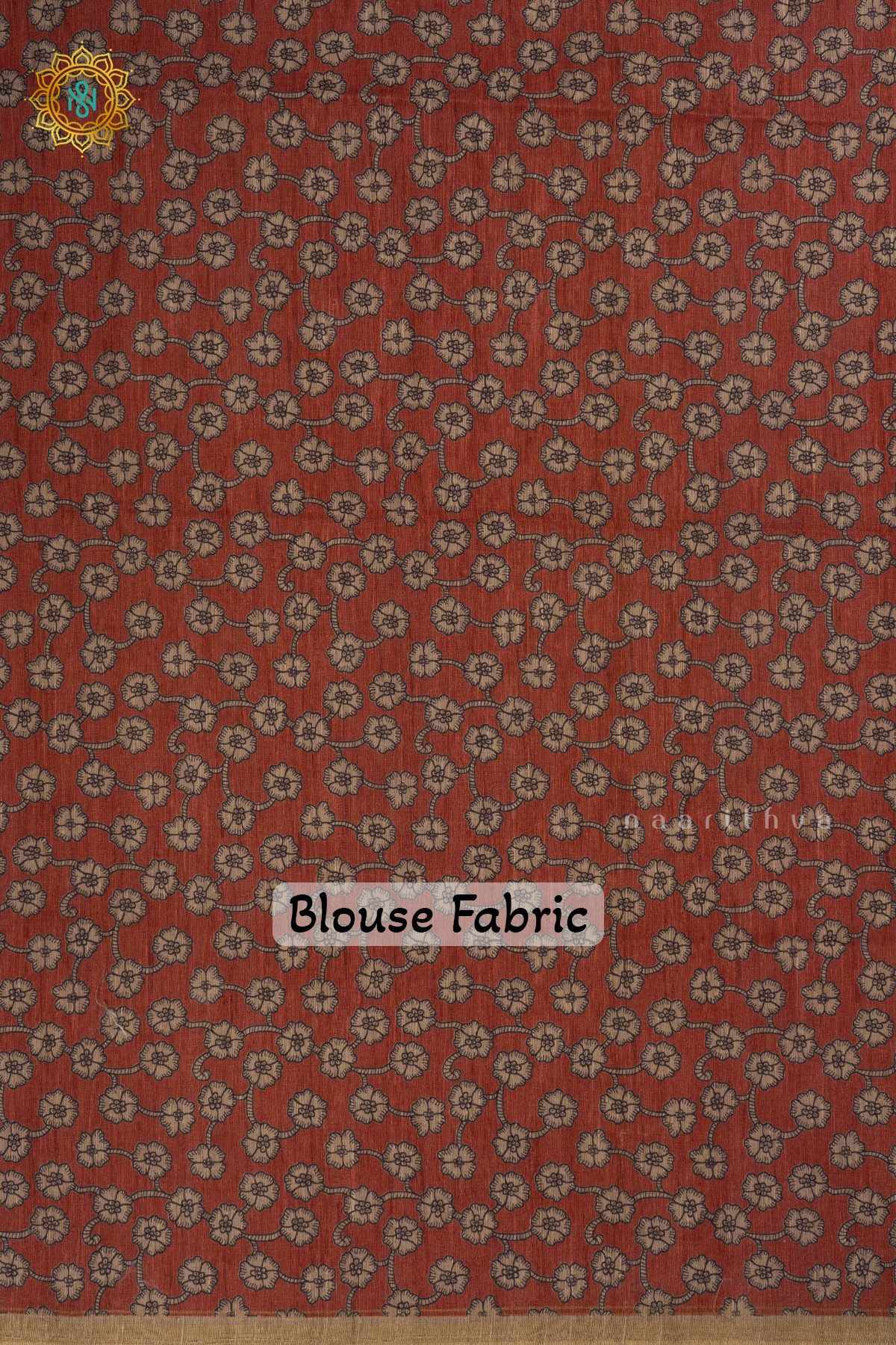 Orange Semi Tussar Silk Saree allover Printed Body,Pallu and