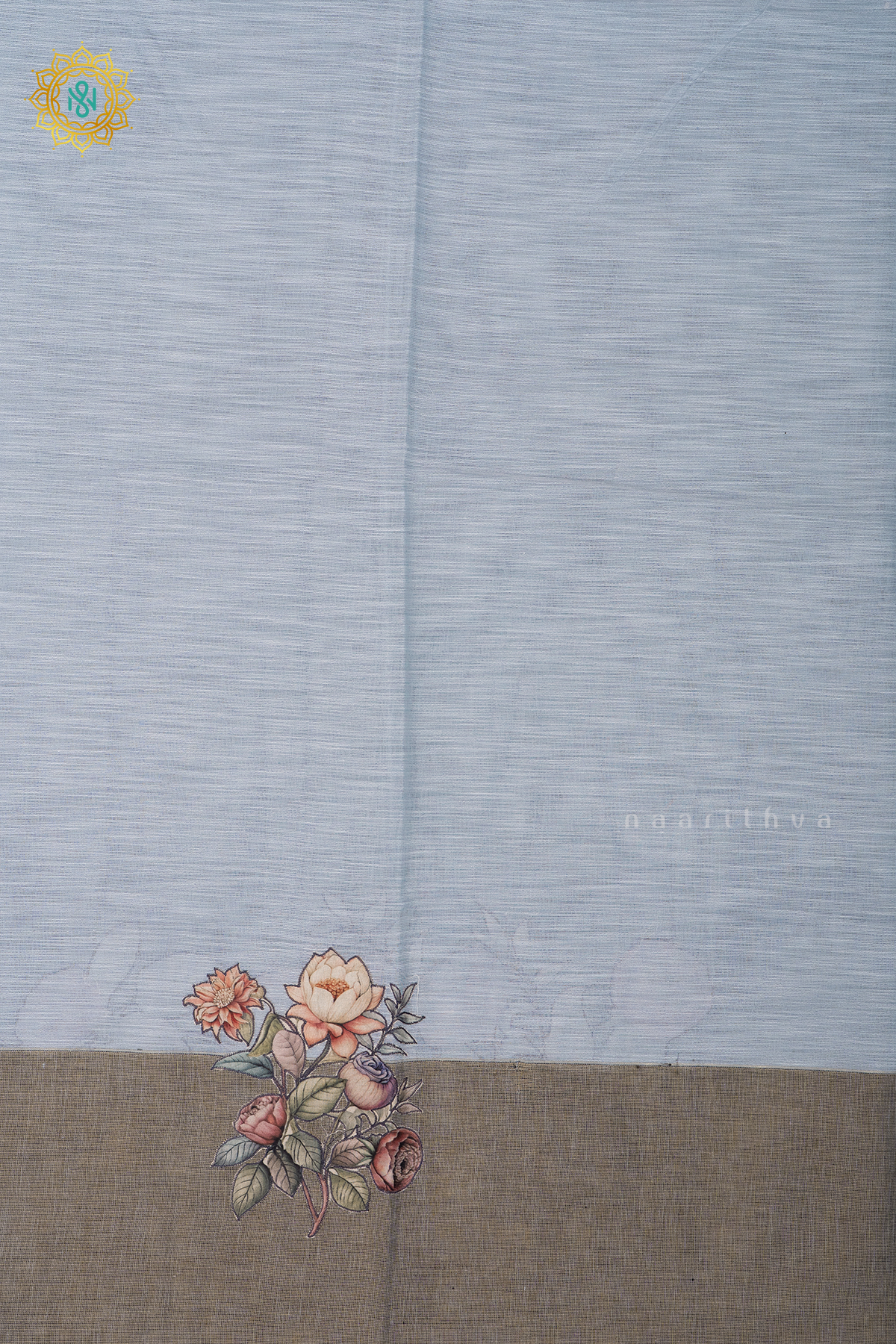 AQUA BLUE - LINEN BY COTTON