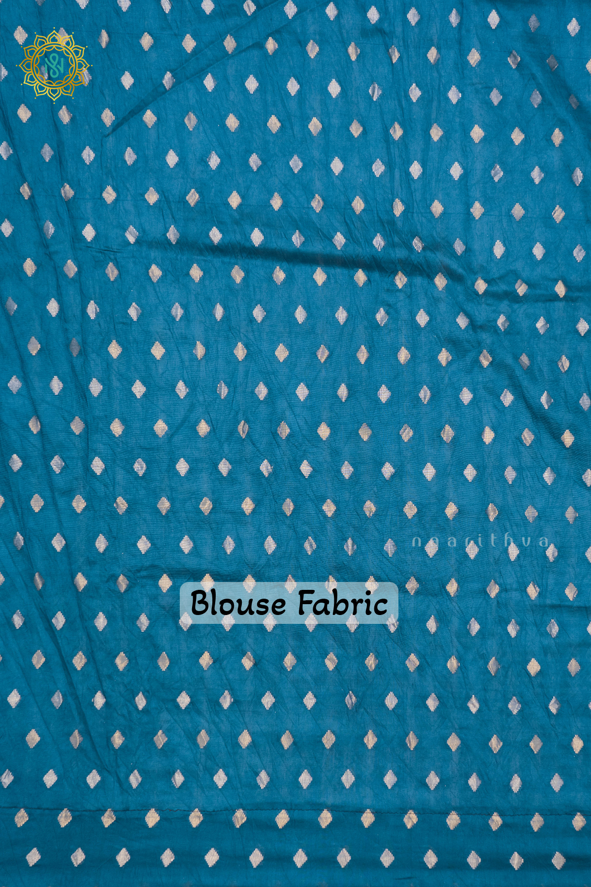 PEACOCK BLUE - SEMI CREPE SILK