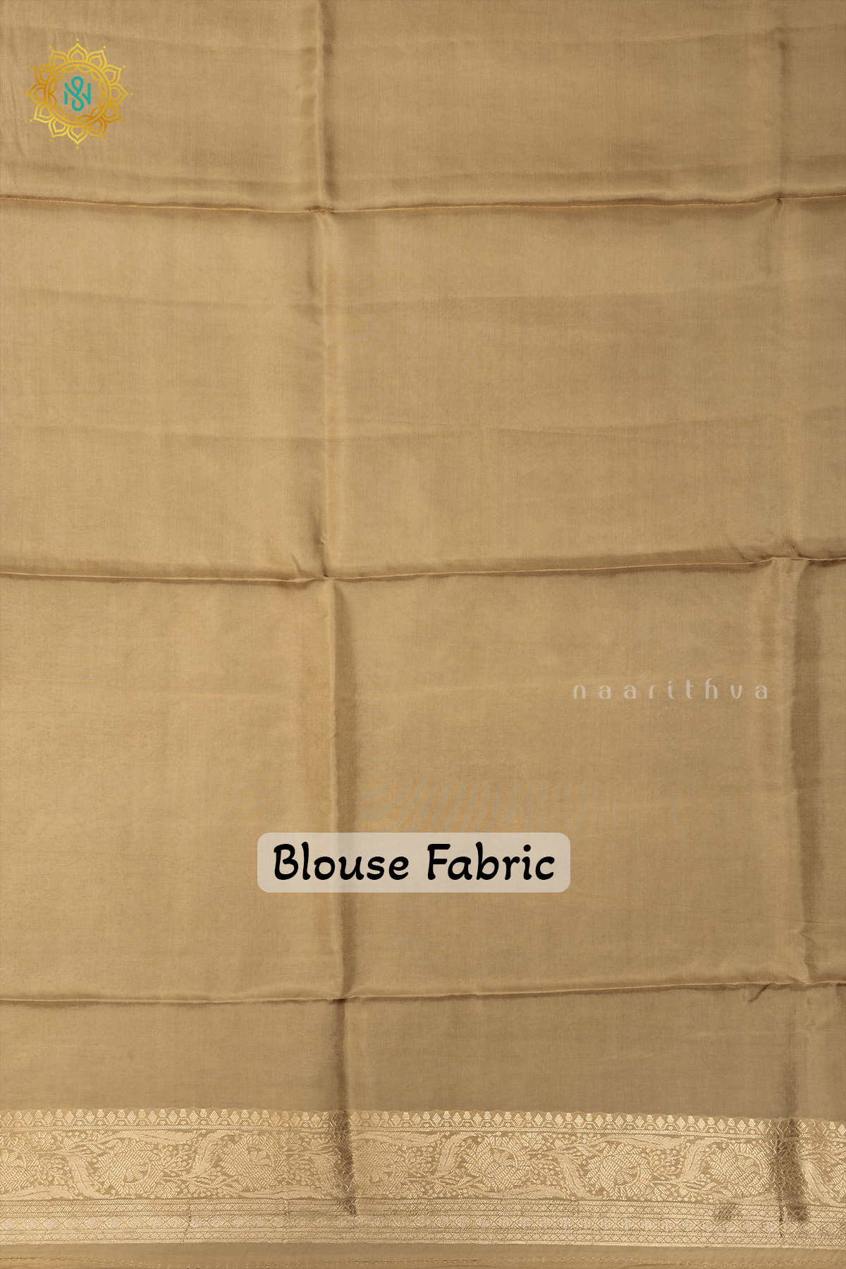 MAROON WITH BEIGE - SATIN CREPE