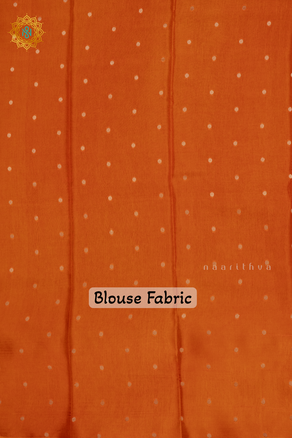 ORANGE - SEMI MYSORE CRPE SILK