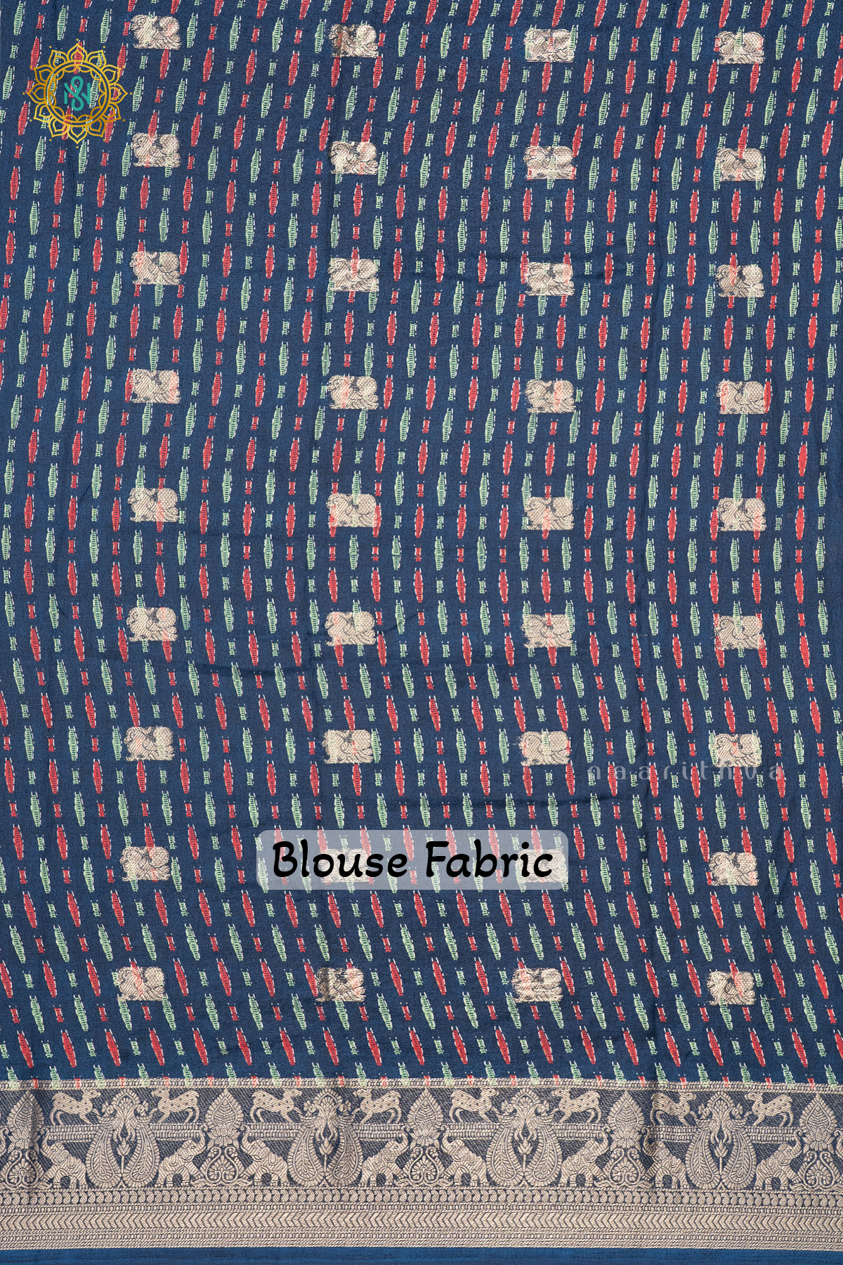 GERMAN BLUE - SEMI GEORGETTE