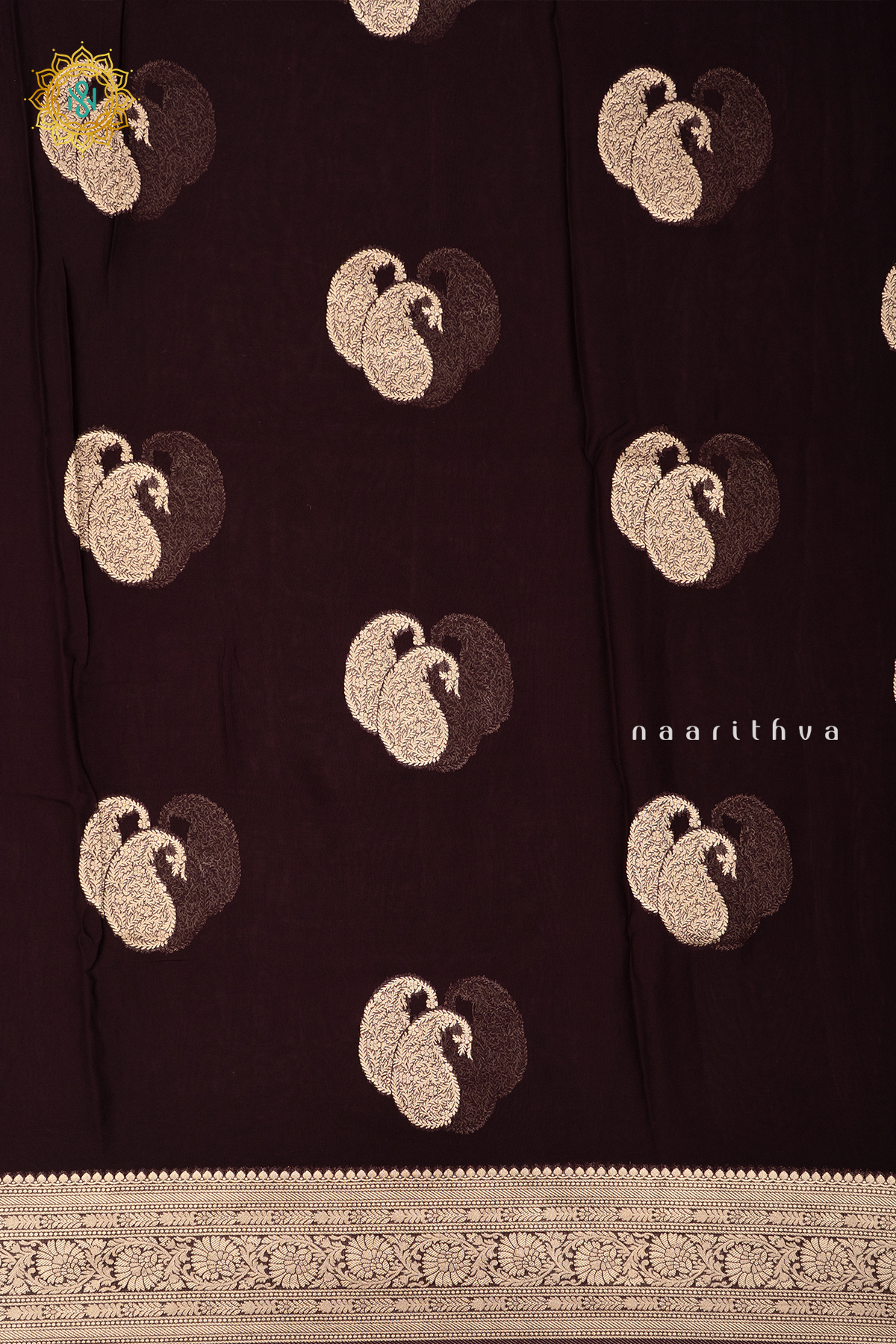 CHOCLATE BROWN - SEMI GEORGETTE