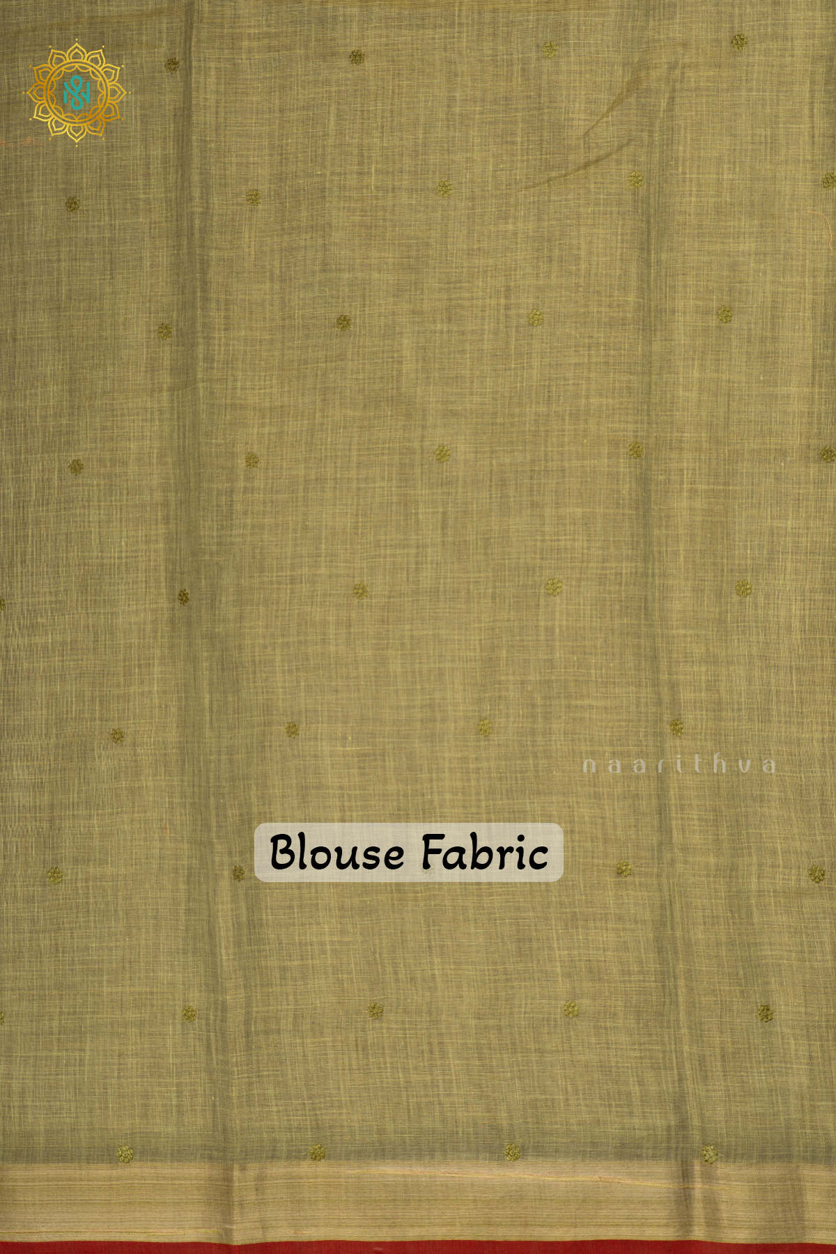 Light Green - Linen Tissue Saree Allover Thread Work Buttas with Tissue Border
