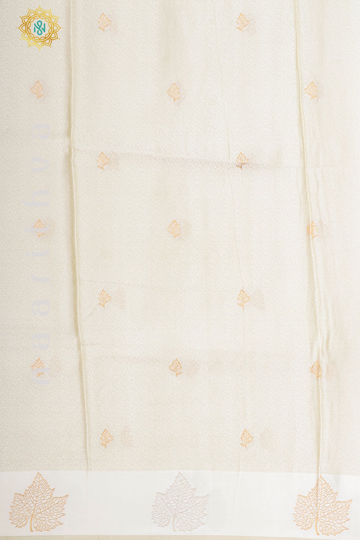 WHITE - SATIN BANARAS