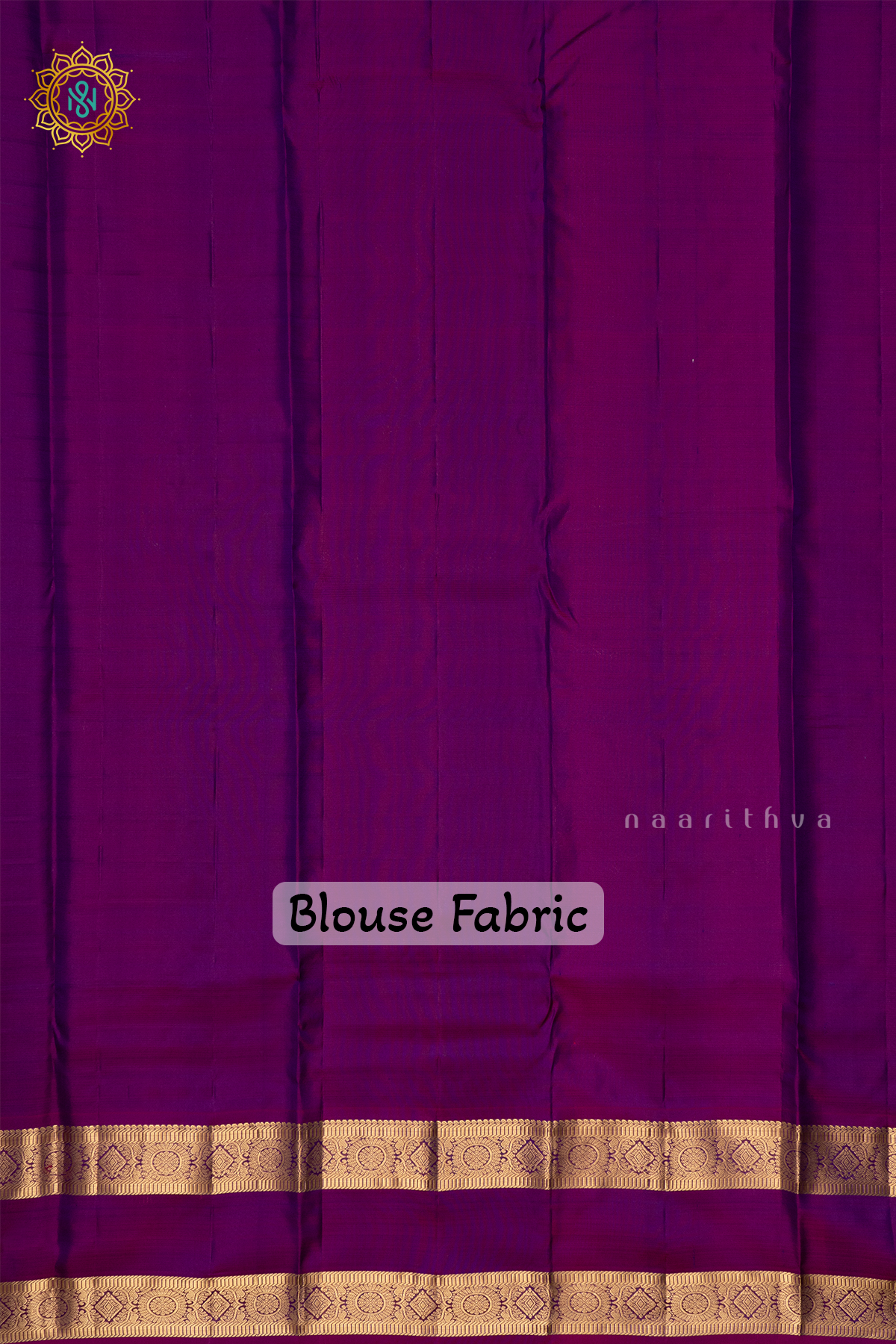 BLUE WITH MAGENTA - PURE KANJIVARAM SILK