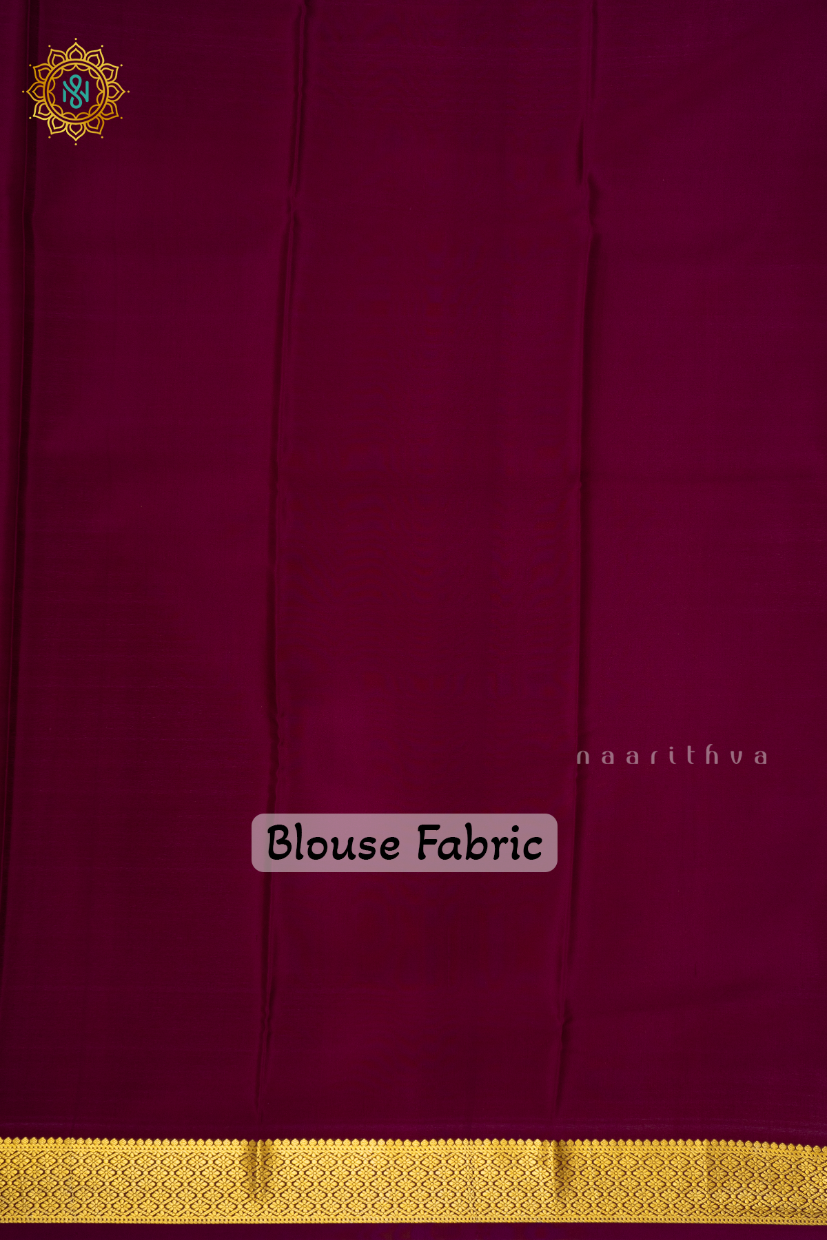 PEACH WITH BROWN - PURE MYSORE CREPE SILK