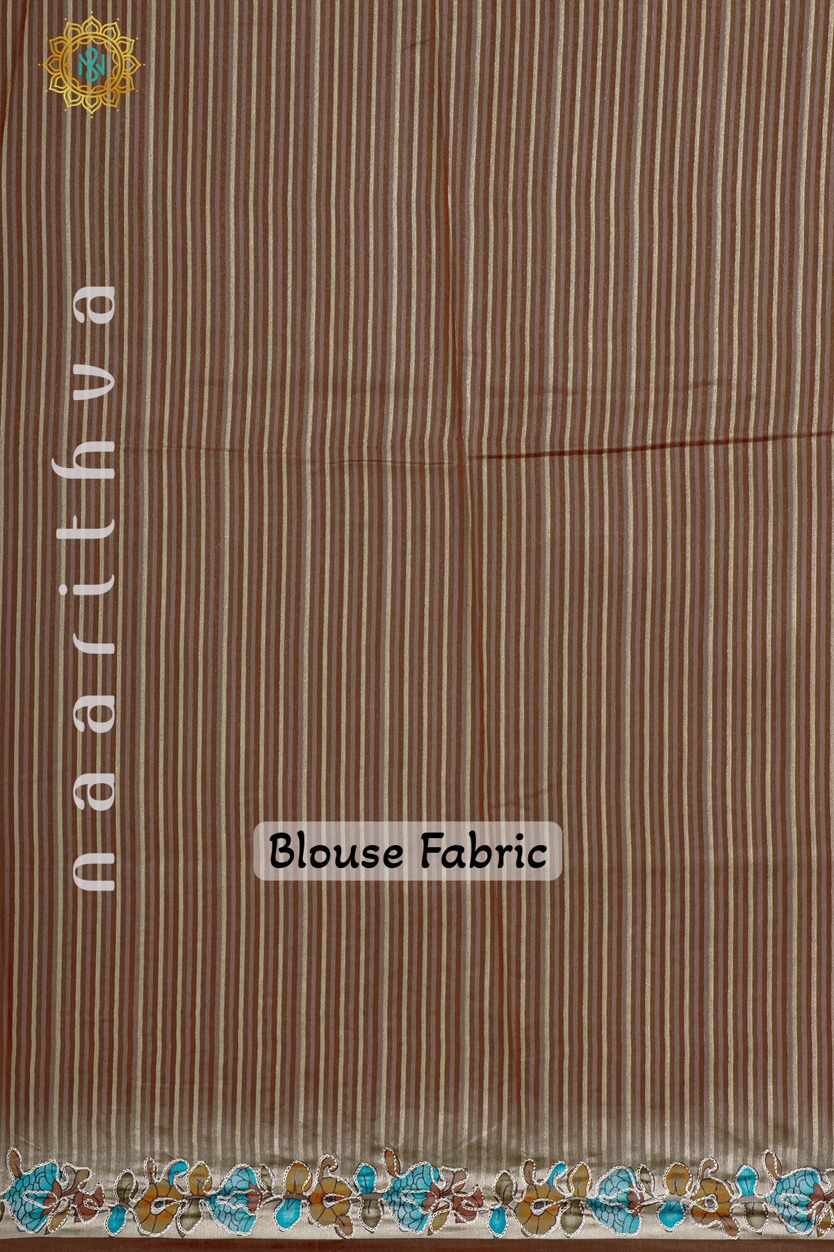 BROWN - SEMI TUSSAR SILK
