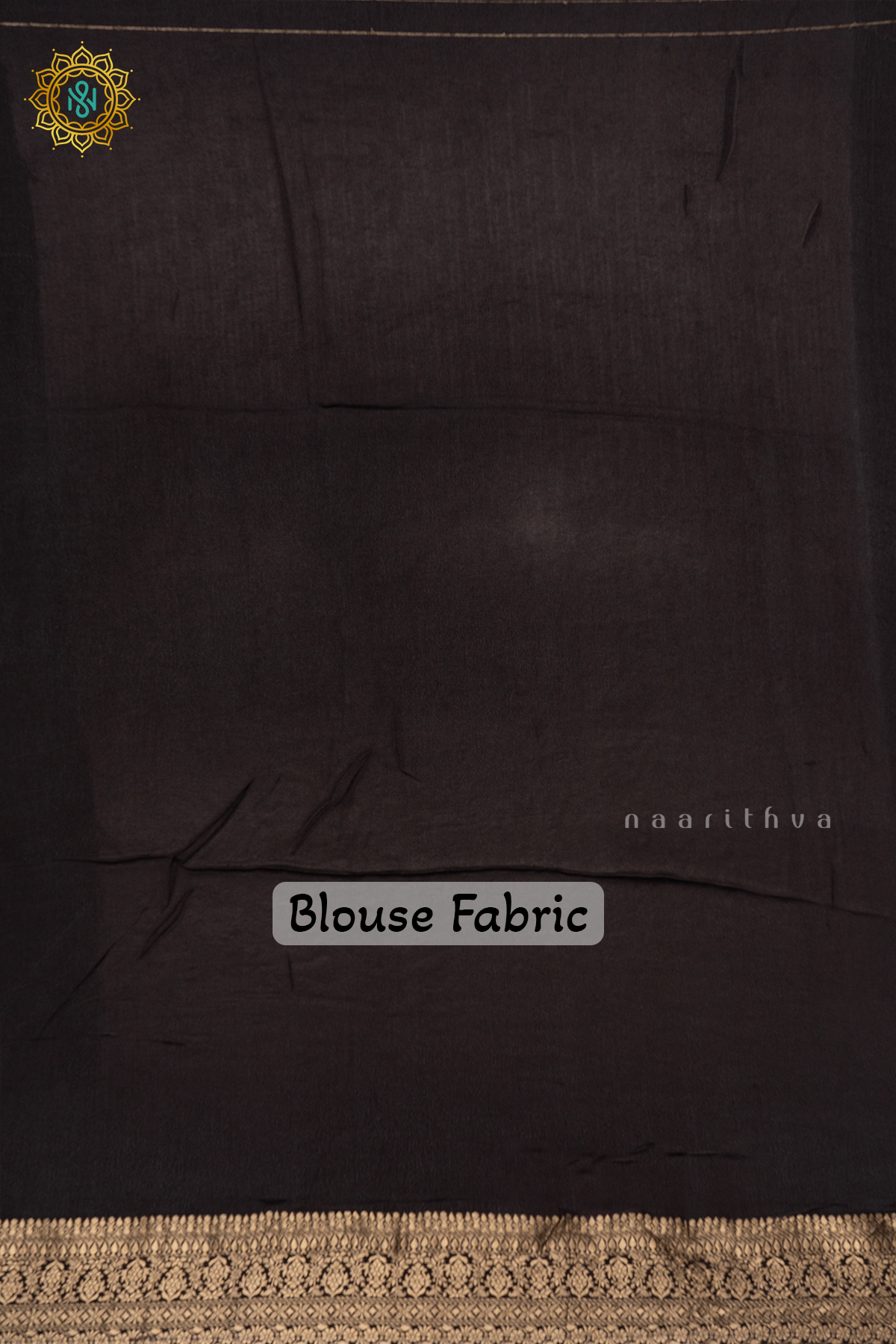 BLACK - SEMI BANARASI CREPE