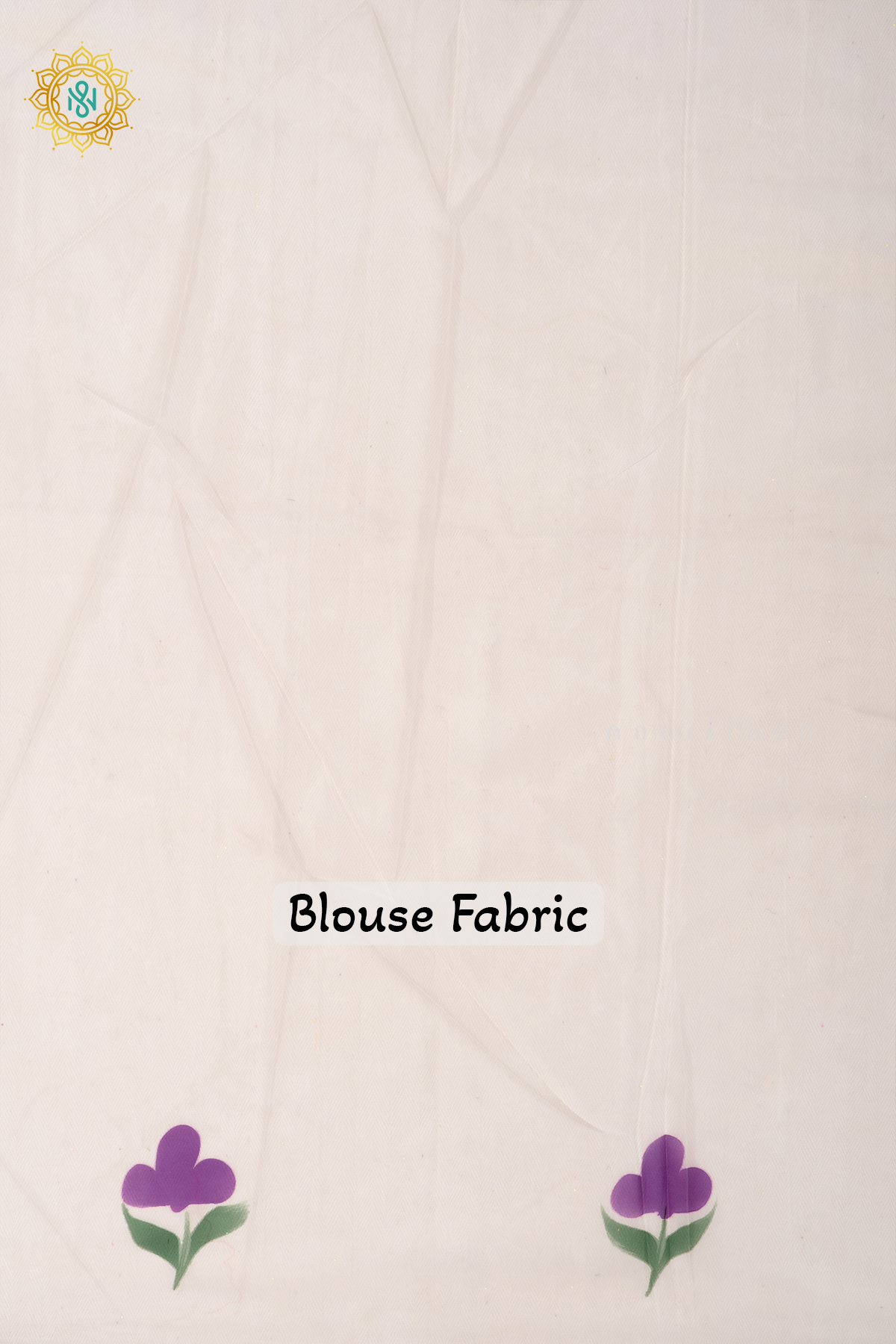 WHITE - ORGANZA HAND PAINTED