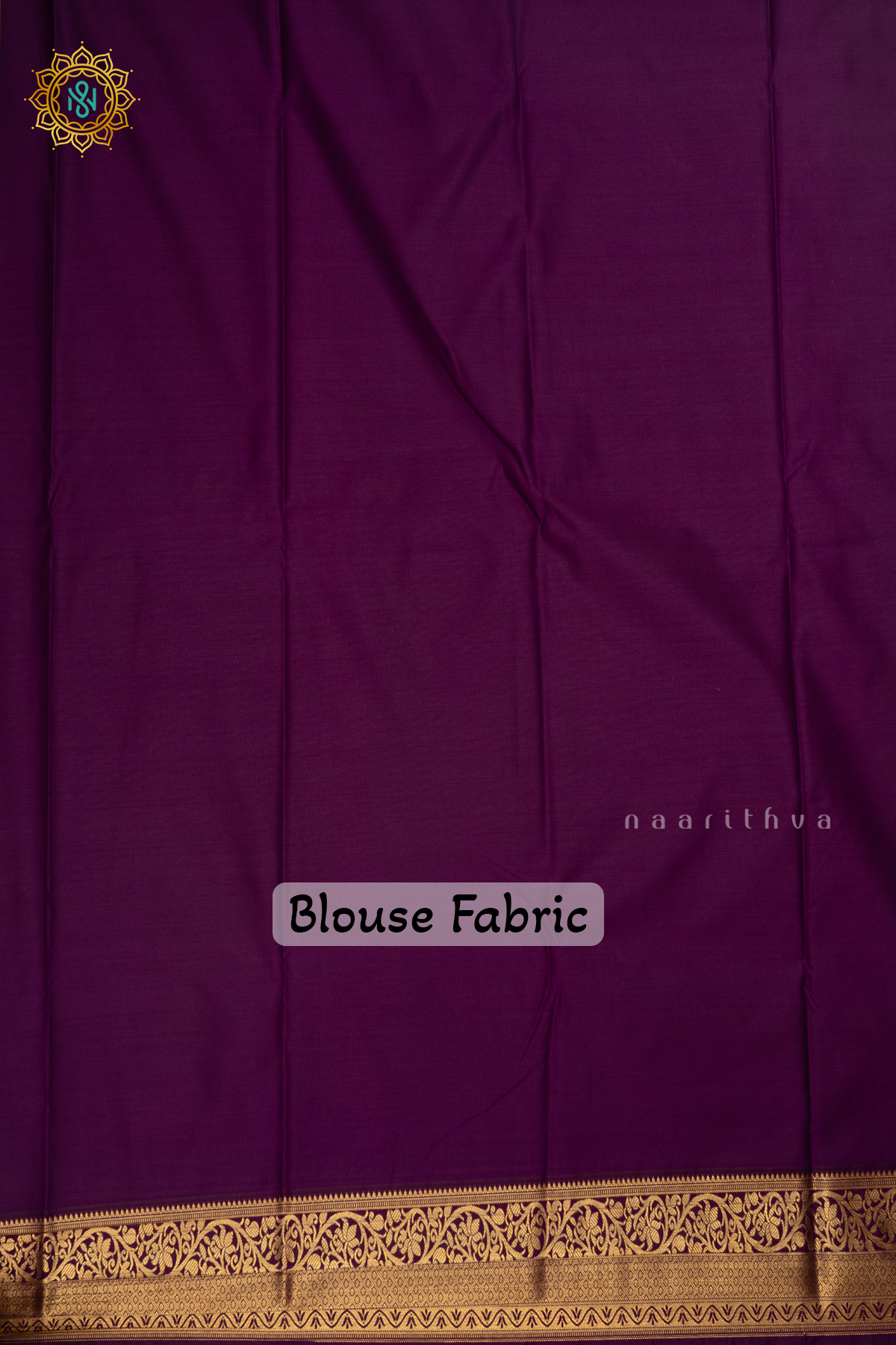 Yellow with Purple Semi Kanchi Saree With Zari Buttas All Over And Contrast Zari Border